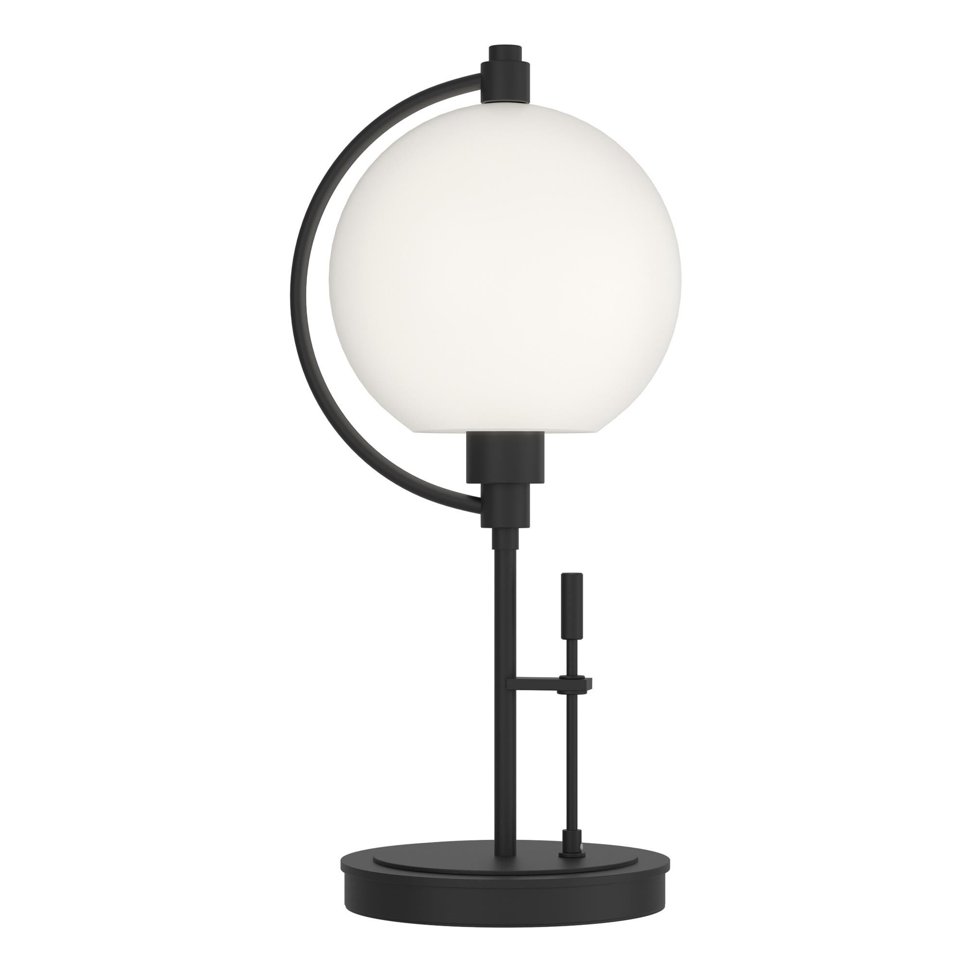 Shown in Black finish and Opal  glass