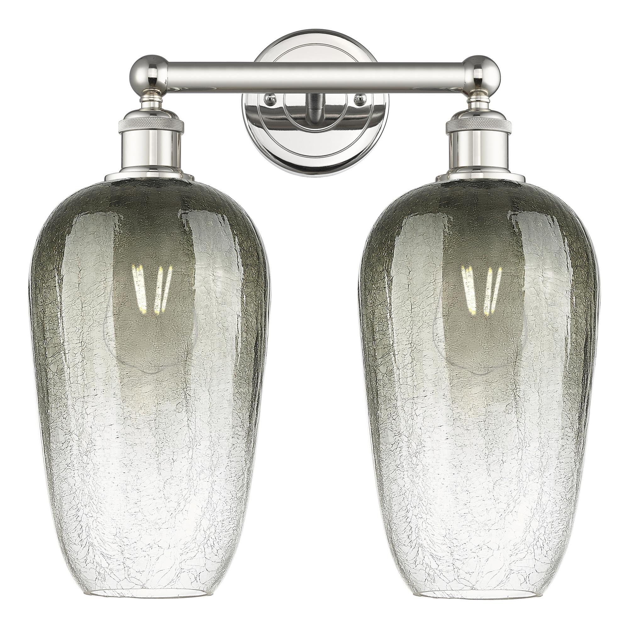 Shown in Polished Nickel finish and Slate glass