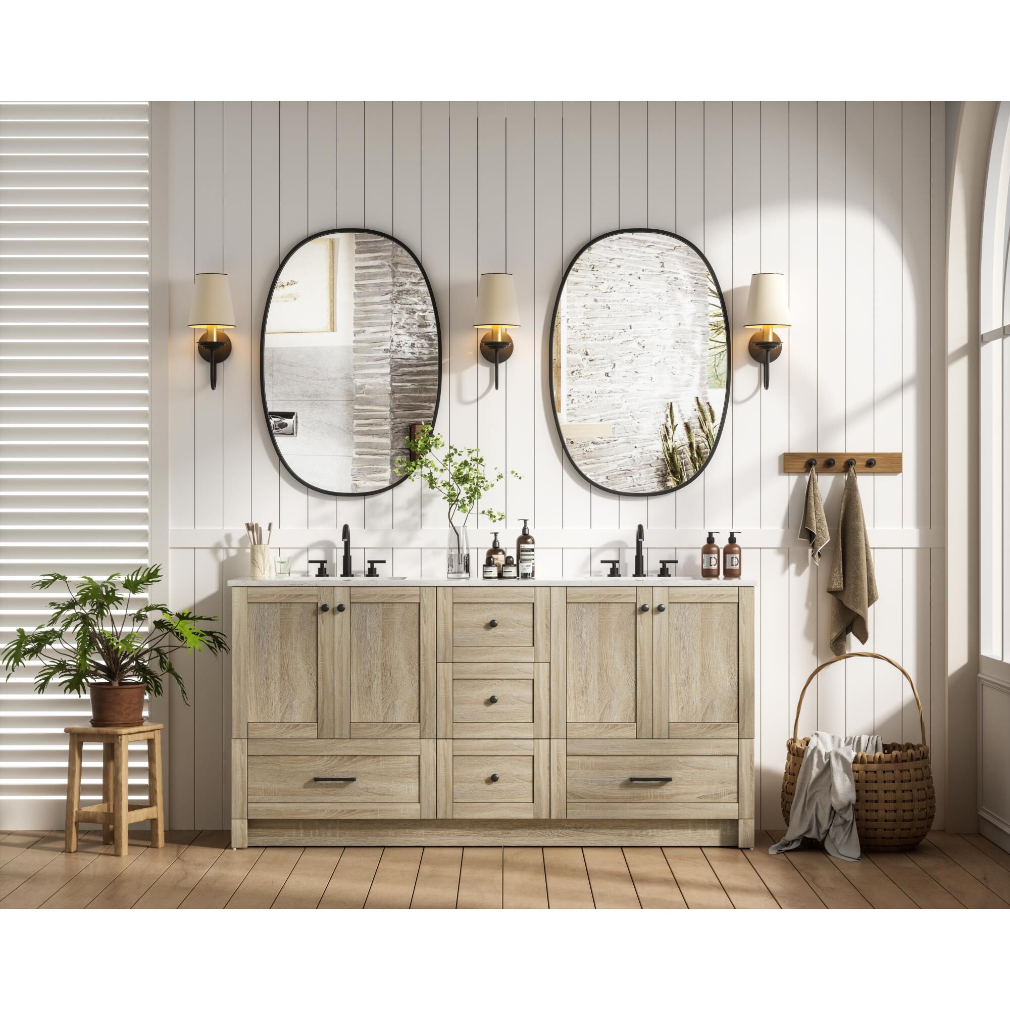 Soma 66 Inch Bath Vanity by Elegant Dcor