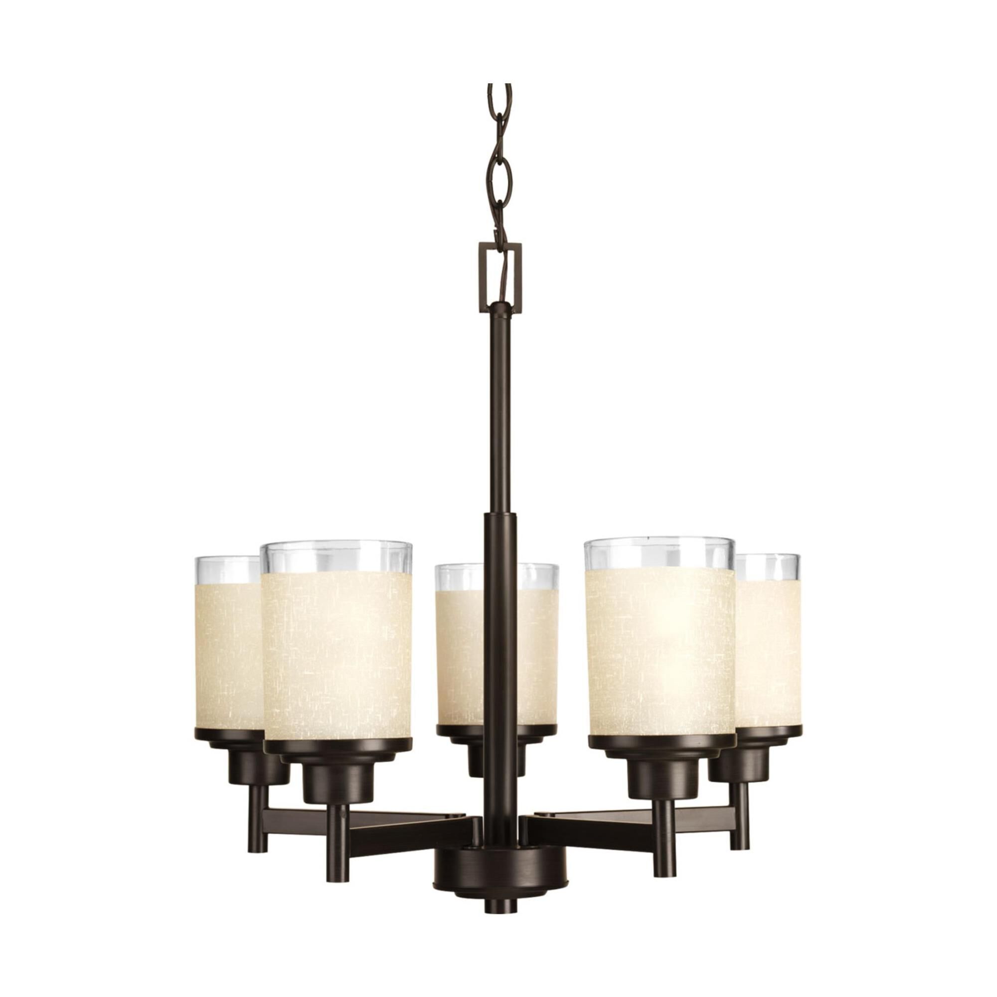 Alexa 20 Inch 5 Light Mini Chandelier by Progress Lighting
