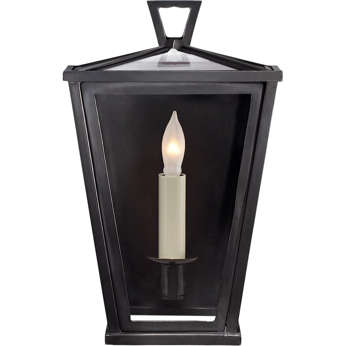 Shown in Bronze finish and Clear glass