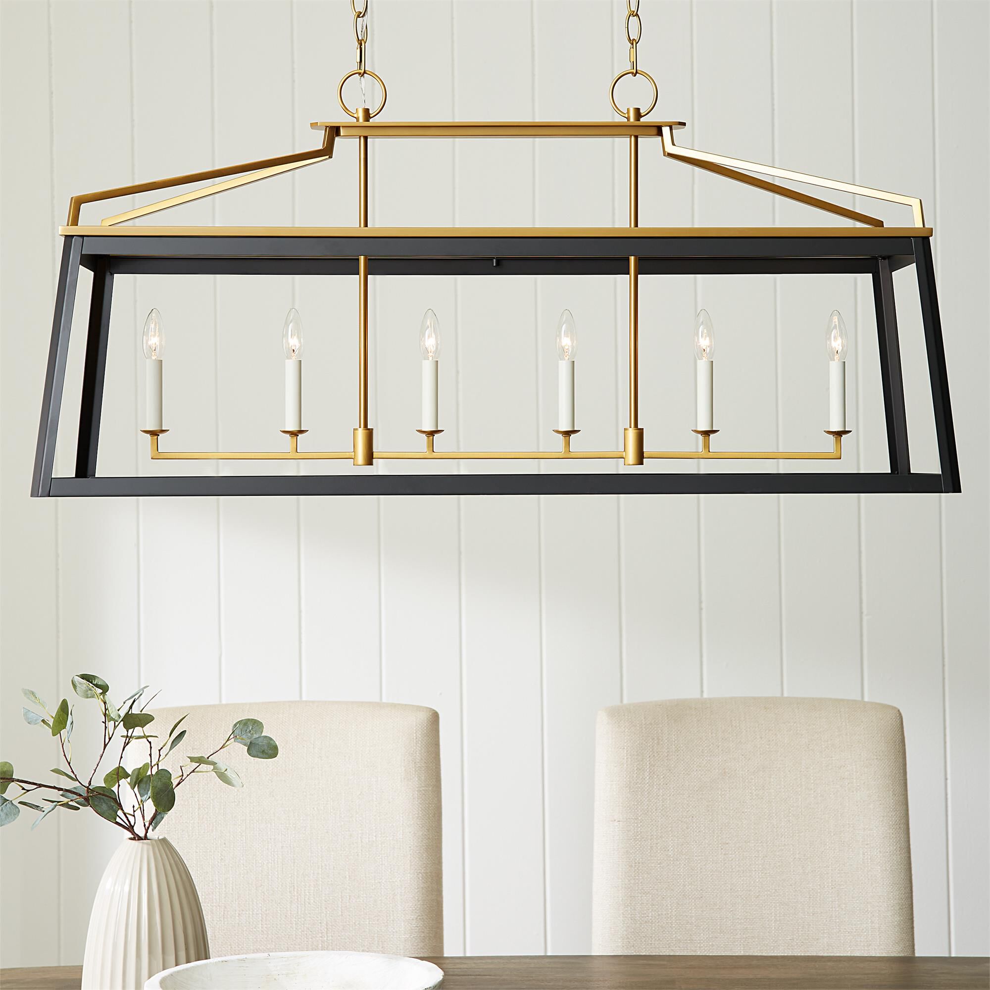 Chapman & Myers Carlow 48 Inch Linear Chandelier,