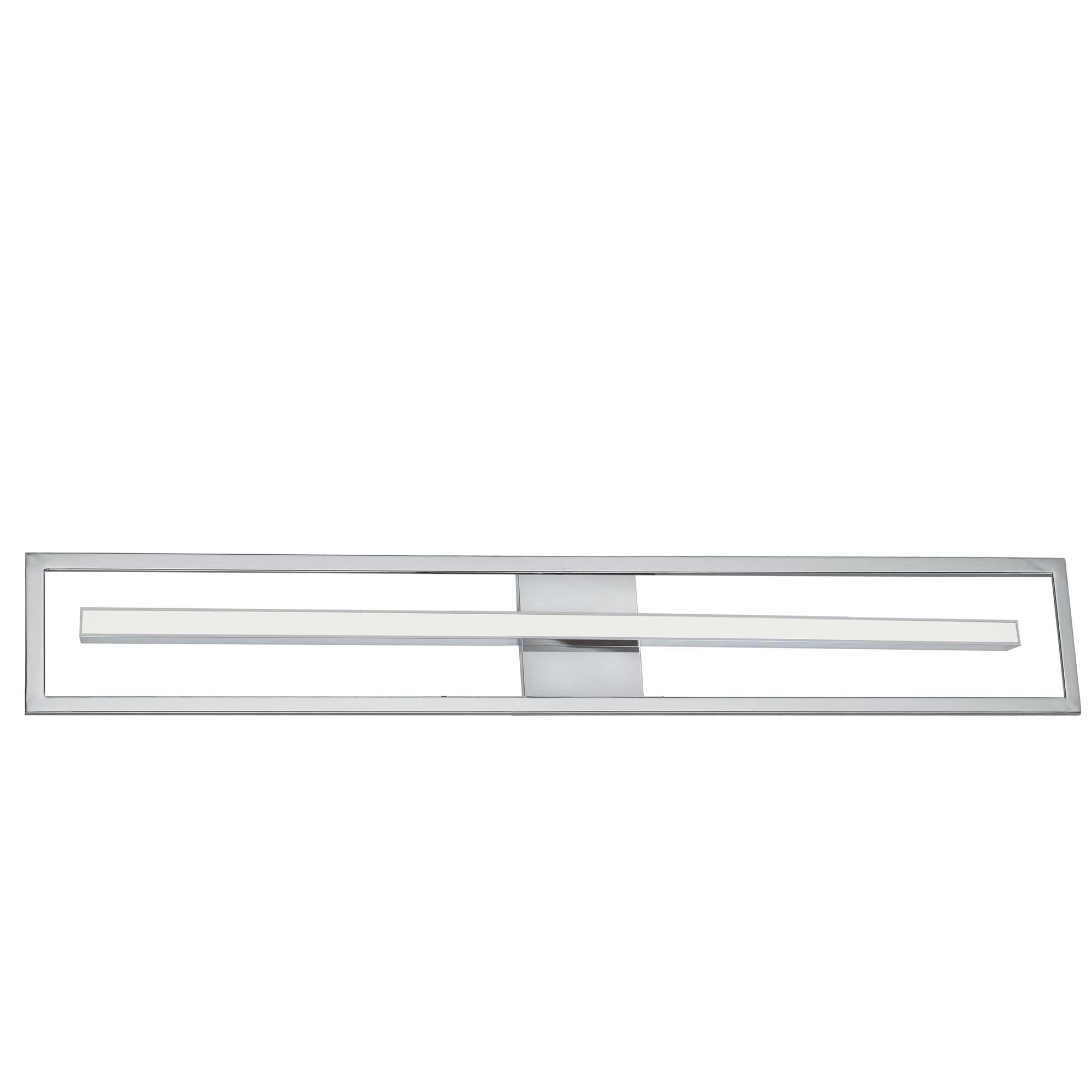Shown in Polished Chrome finish and White shade