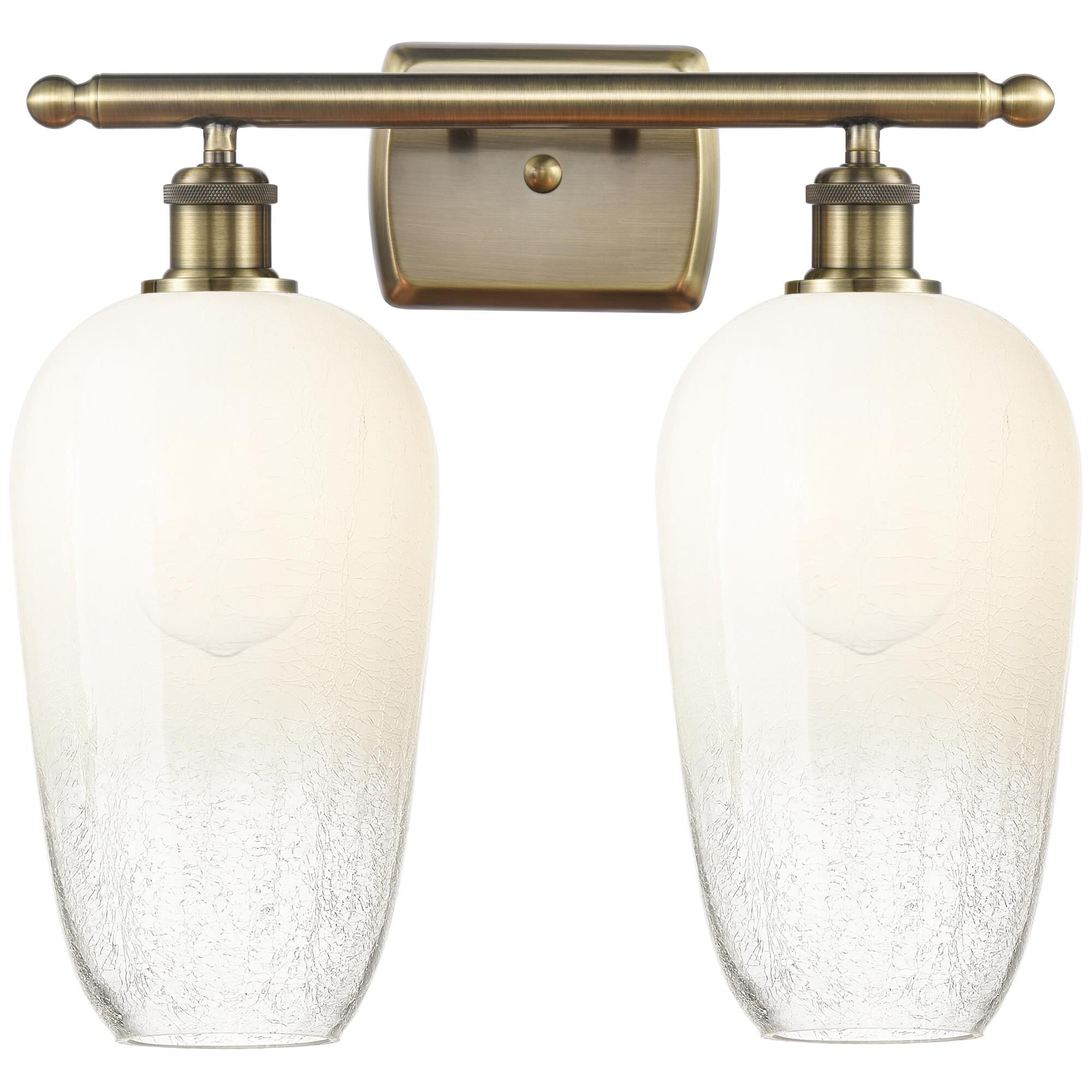 Shown in Antique Brass finish and Opal glass