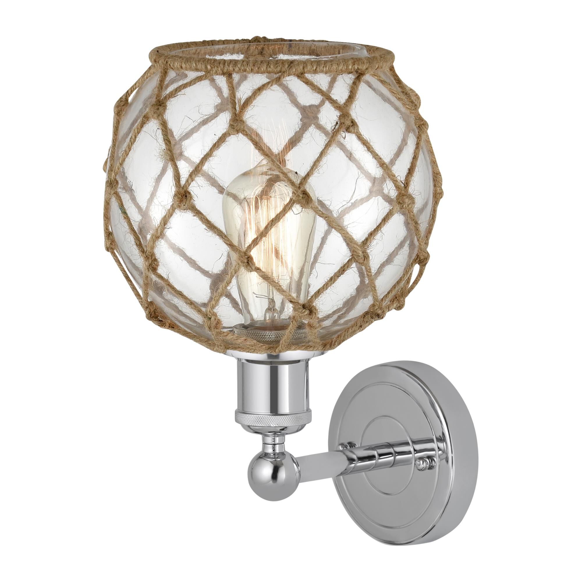 Bruno Marashlian Farmhouse Rope 12 Inch Wall Sconce by Innovations Lighting