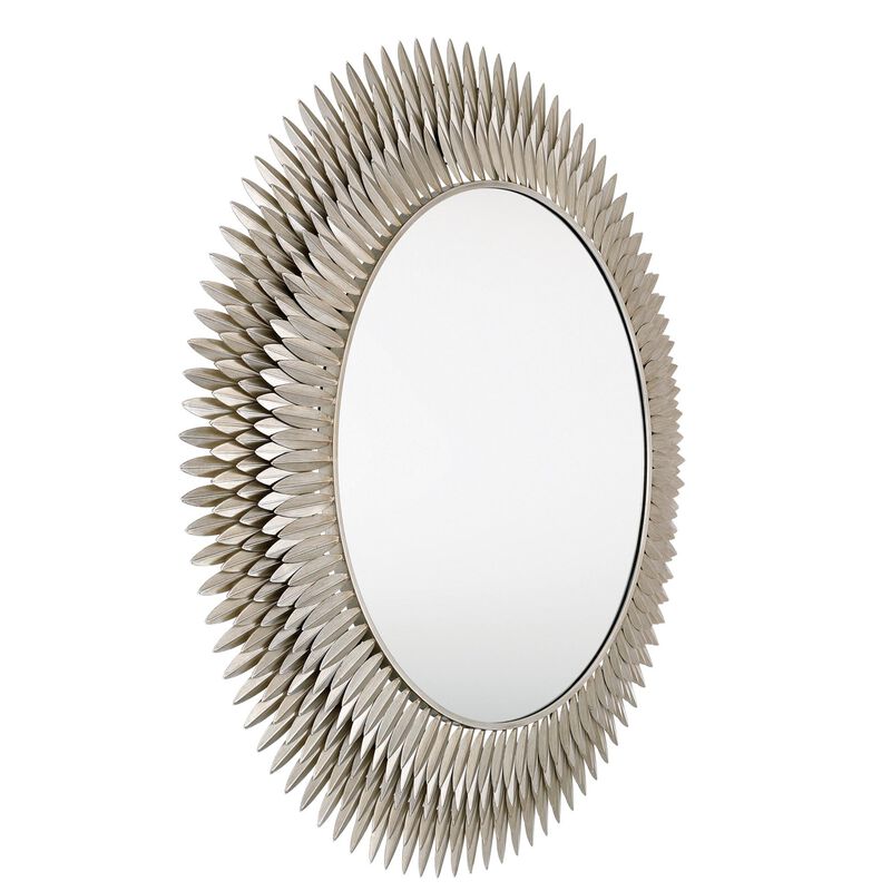 Broche Medium Decorative Mirror by Crystorama