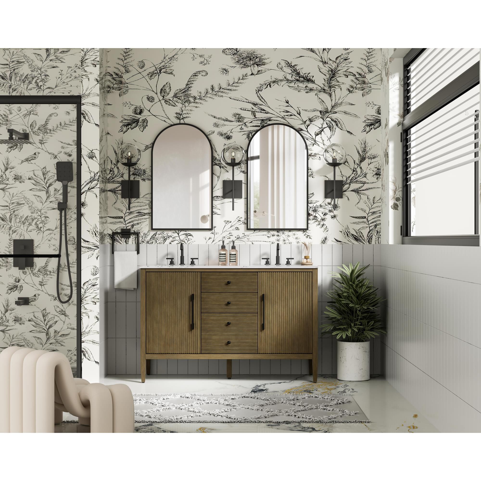 Blakely 54 Inch Bath Vanity by Elegant Dcor