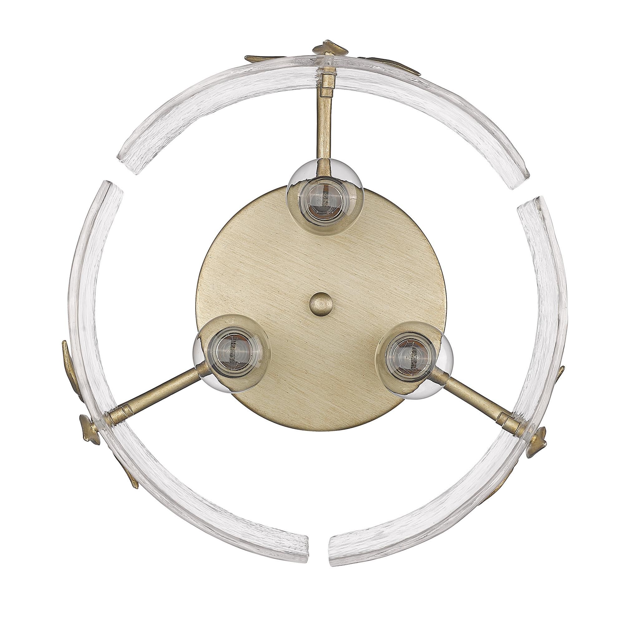 Shown in White Gold finish and Hammered Water glass