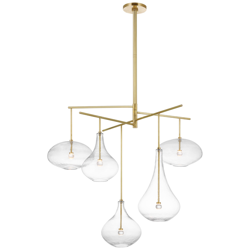 Visual Comfort Signature Collection Champalimaud Lomme 38 Inch LED Chandelier