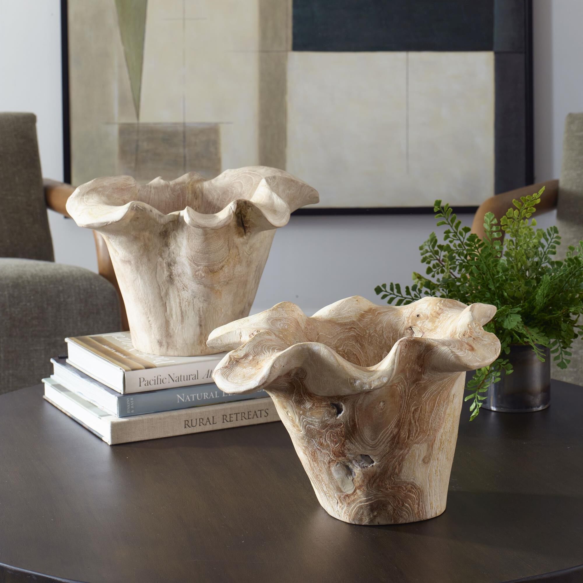 Shown in Brown and White finish