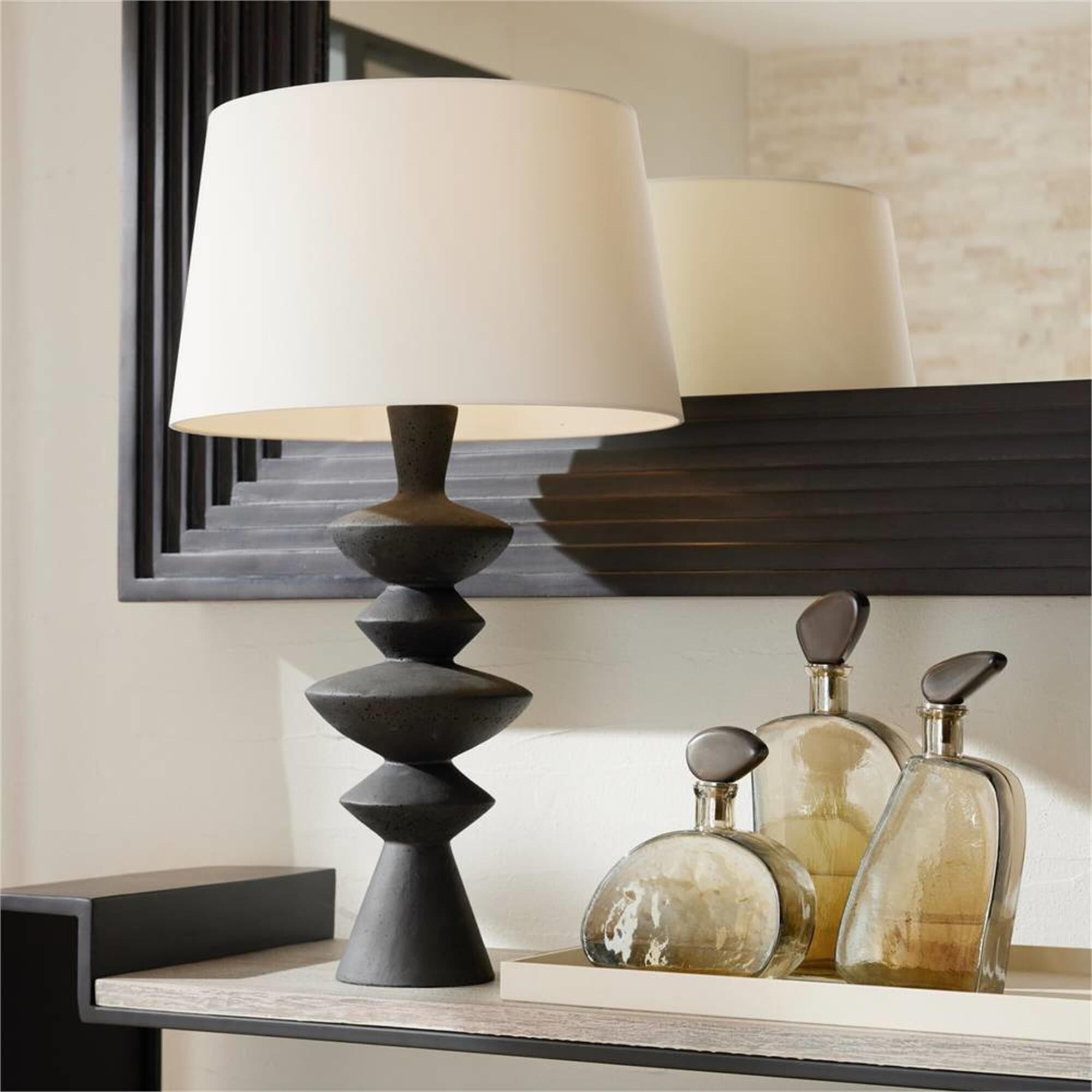 Shown in Charcoal finish
