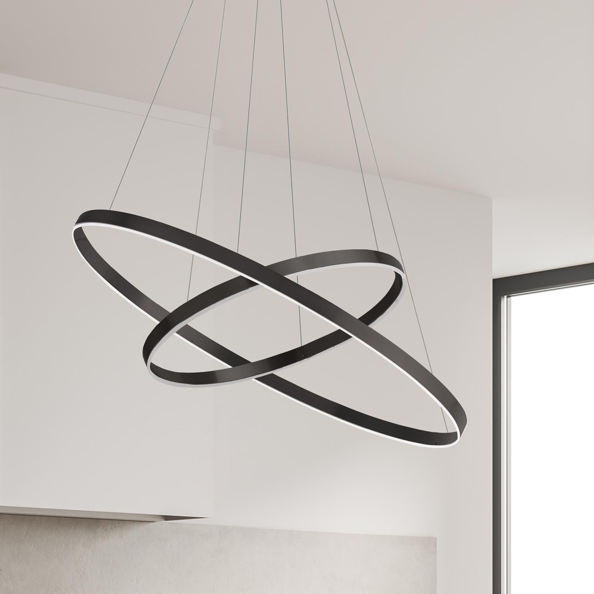 Circulo 29 Inch 2 Light LED Chandelier by Dainolite