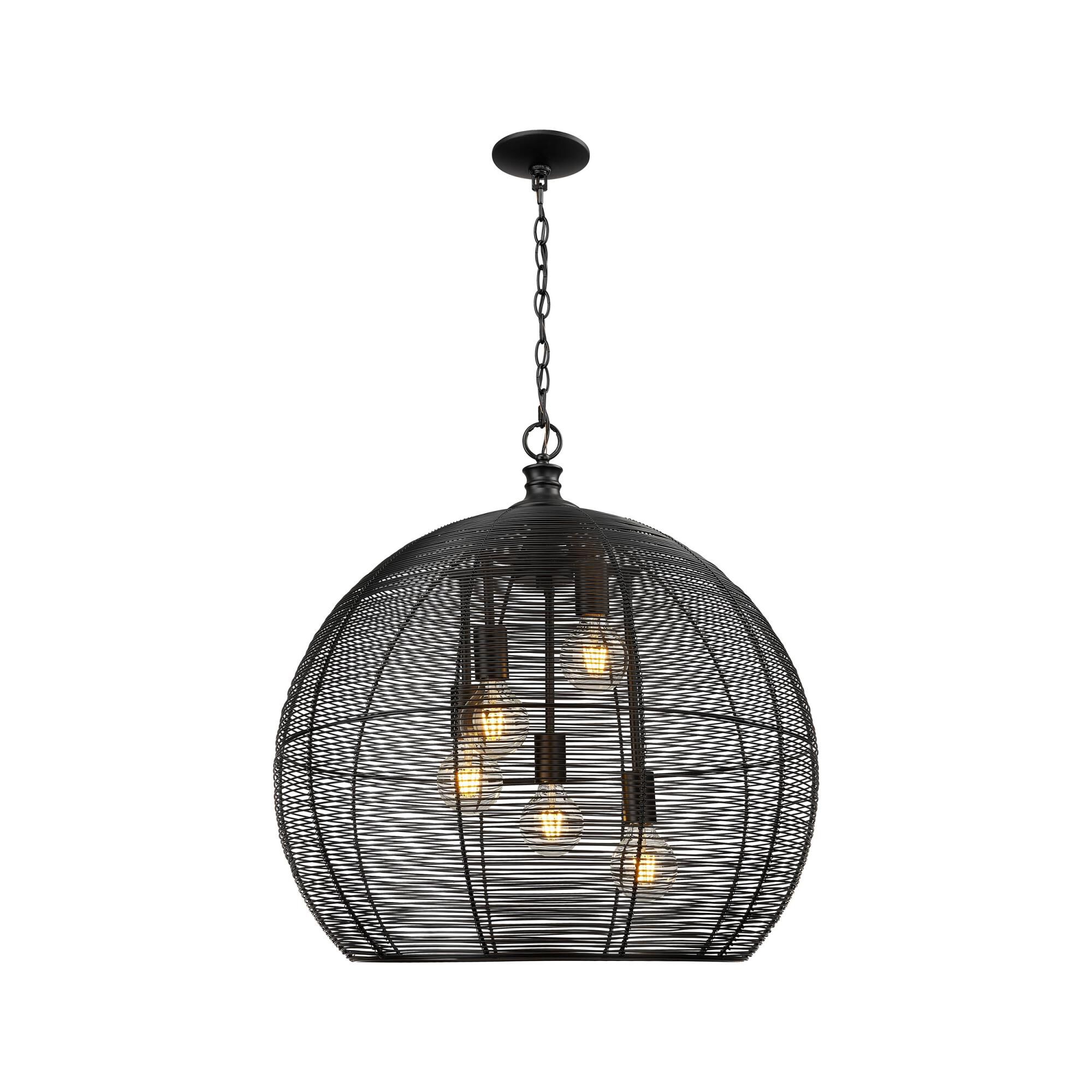 Calypso 25 Inch Large Pendant by Golden Lighting