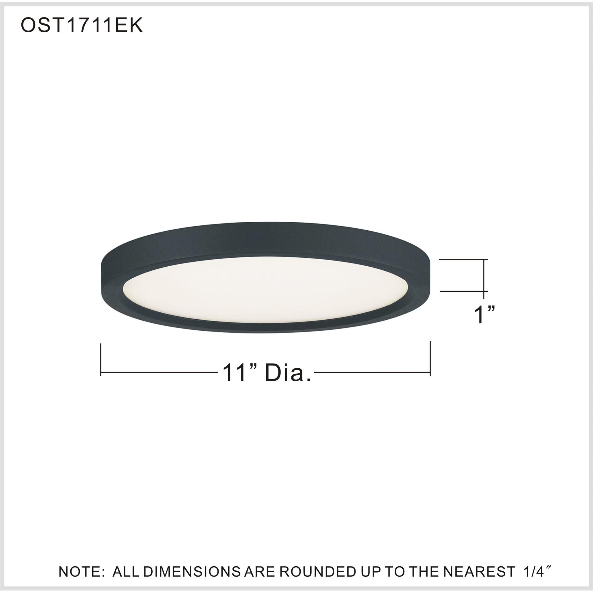 Outskirts 11 Inch LED Flush Mount by Quoizel