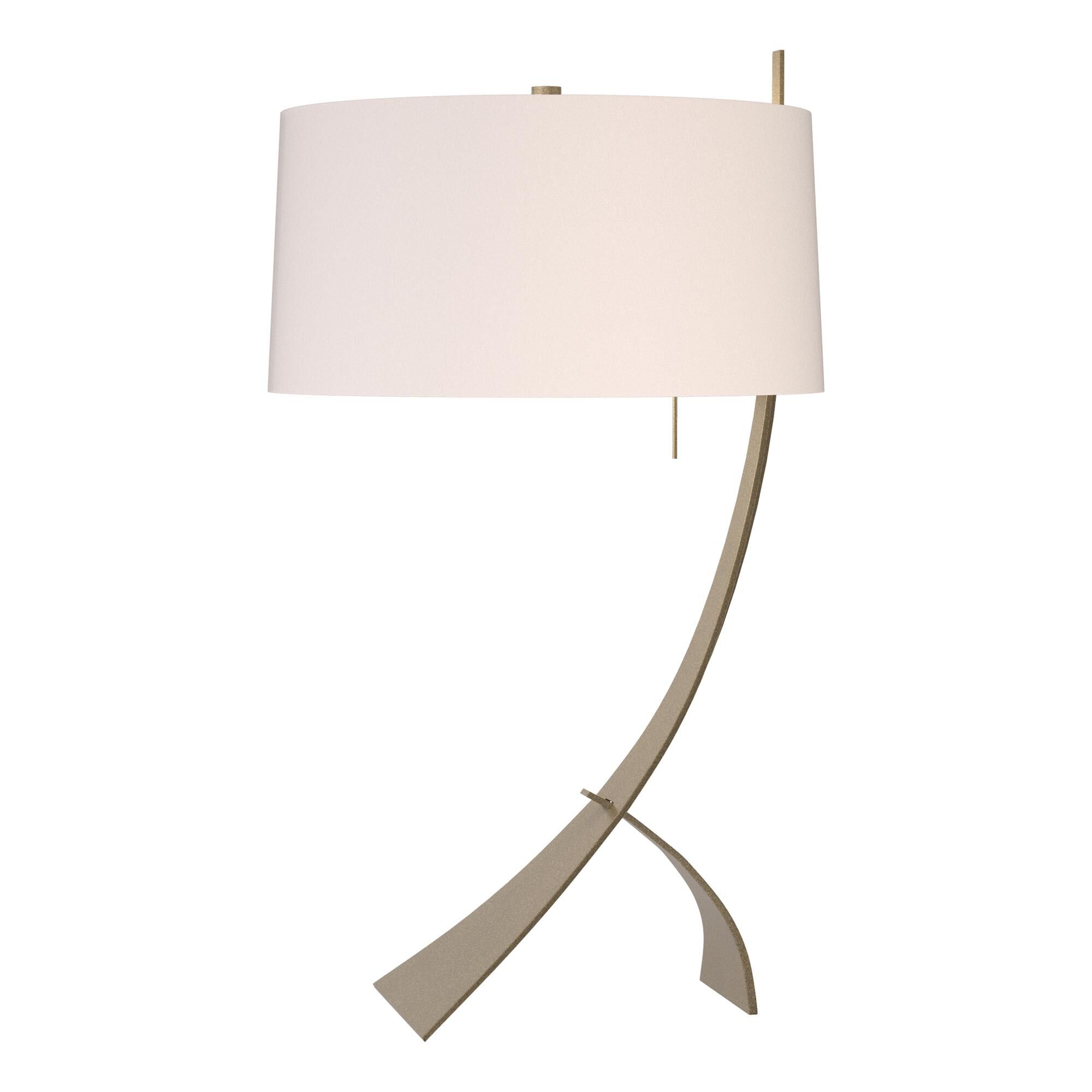 Shown in Soft Gold finish and Flax shade
