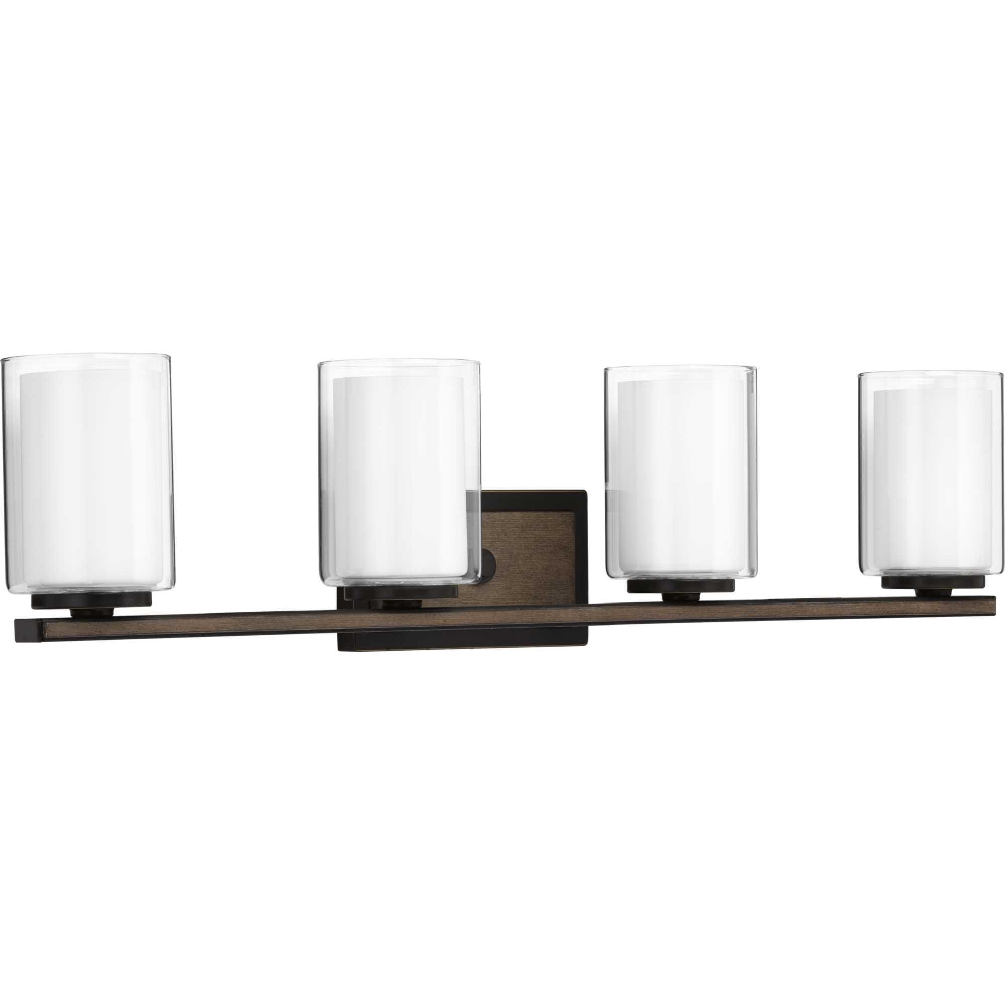 Shown in Antique Bronze finish and Clear glass