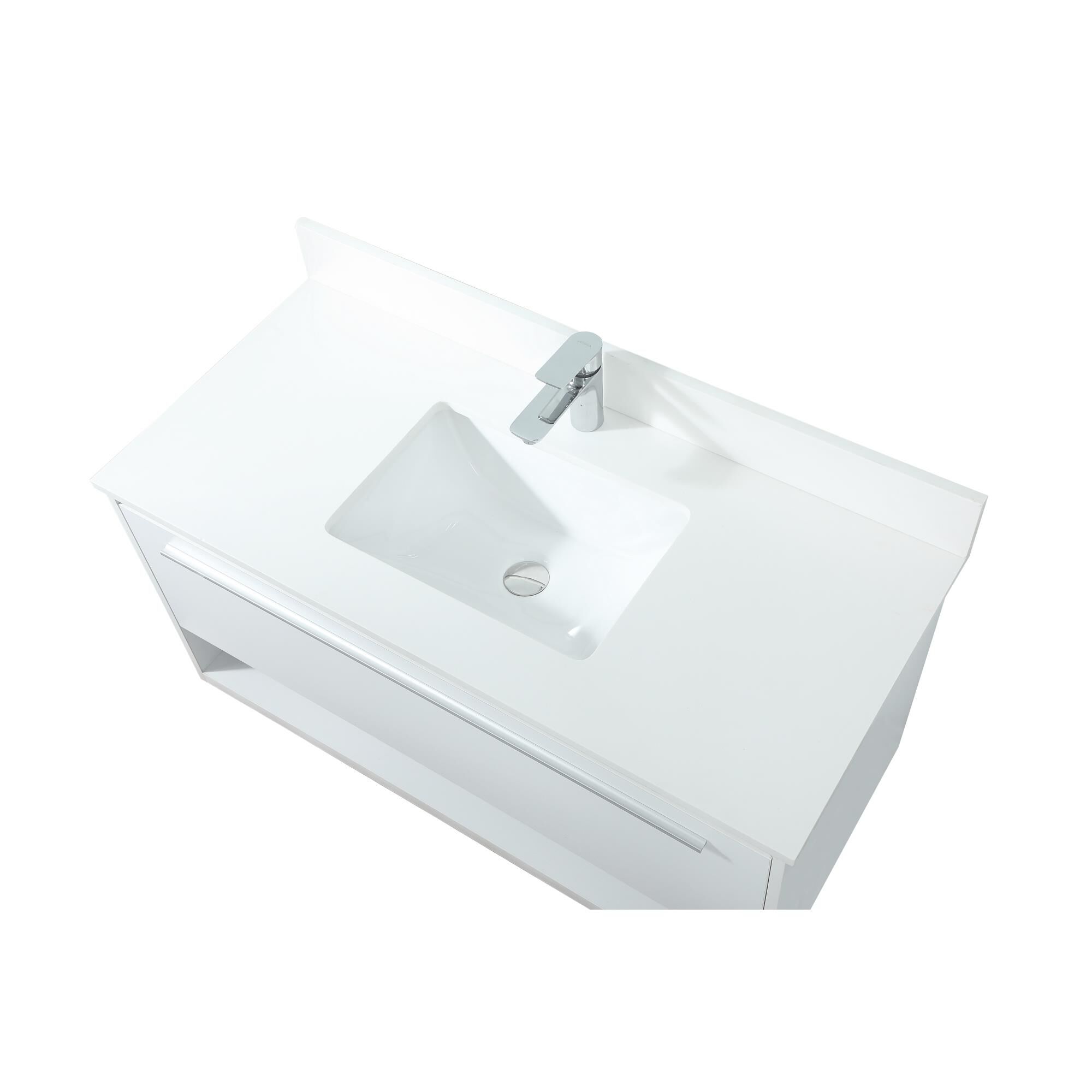 Shown in White finish