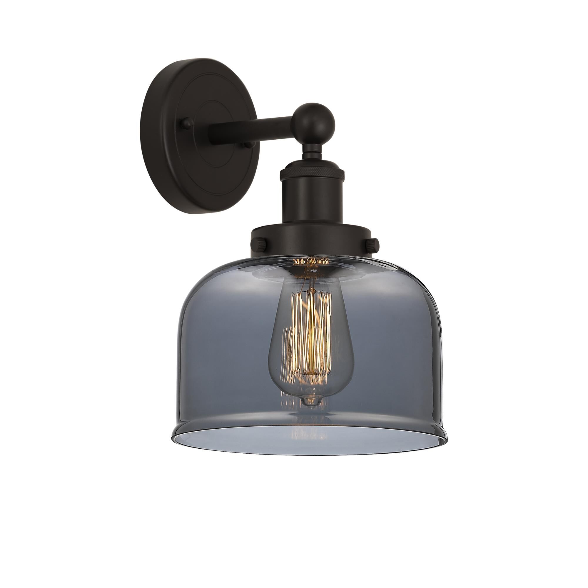 Shown in Oil Rubbed Bronze, Plated Smoke finish and Plated Smoke glass and Plated Smoke Glass shade
