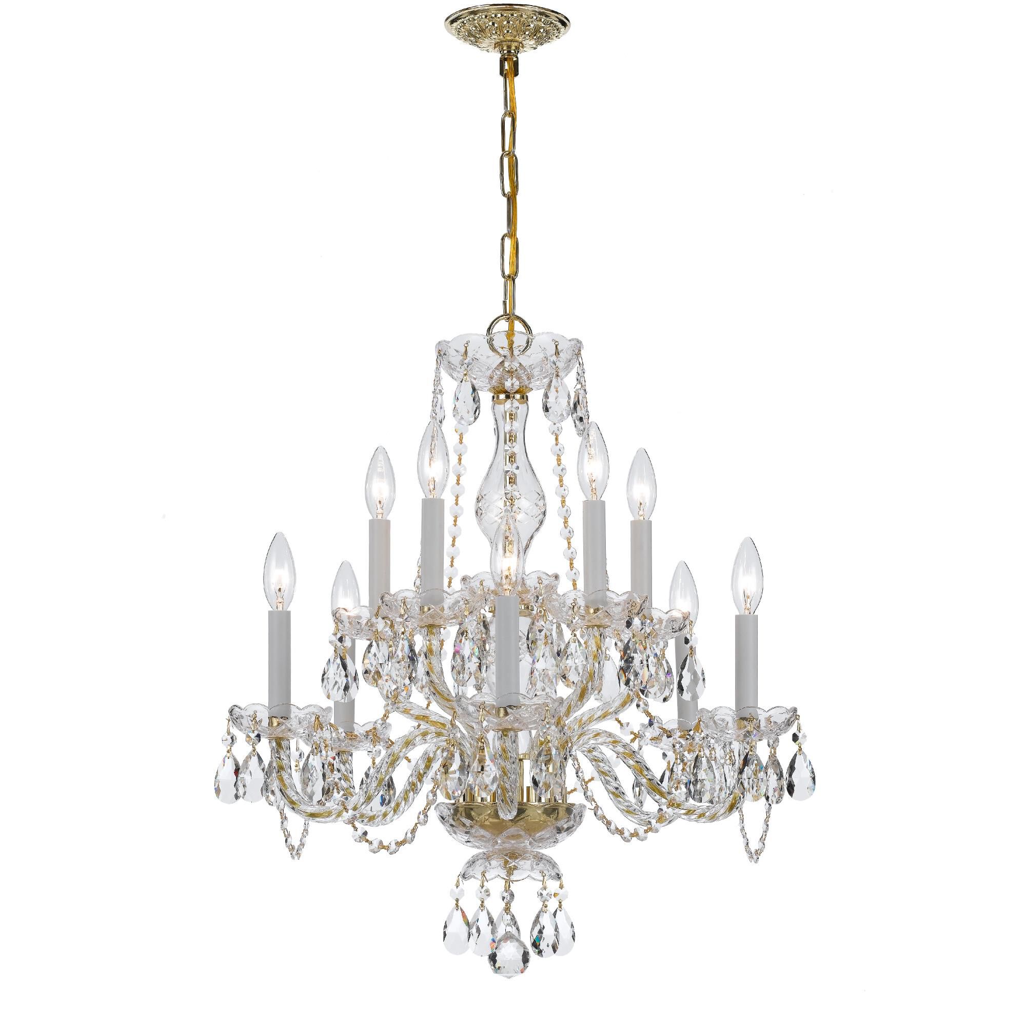Traditional Crystal 23 Inch Chandelier by Crystorama