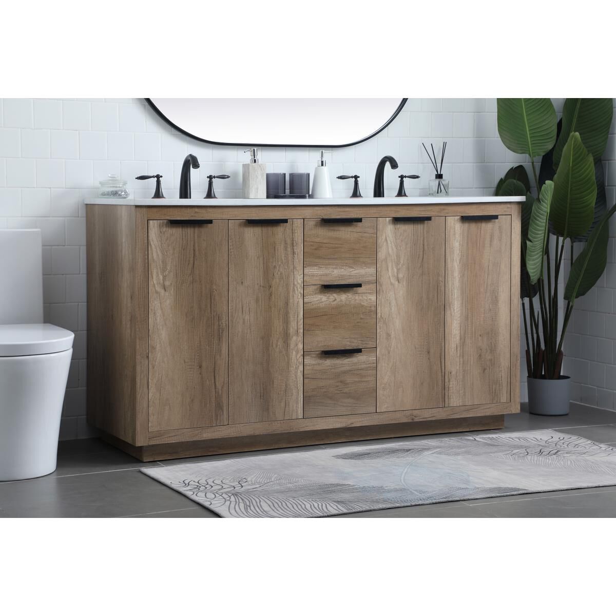 Blake 60 Inch Bath Vanity by Elegant Decor