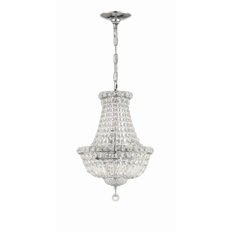 Roslyn 12 Inch Mini Chandelier by Crystorama