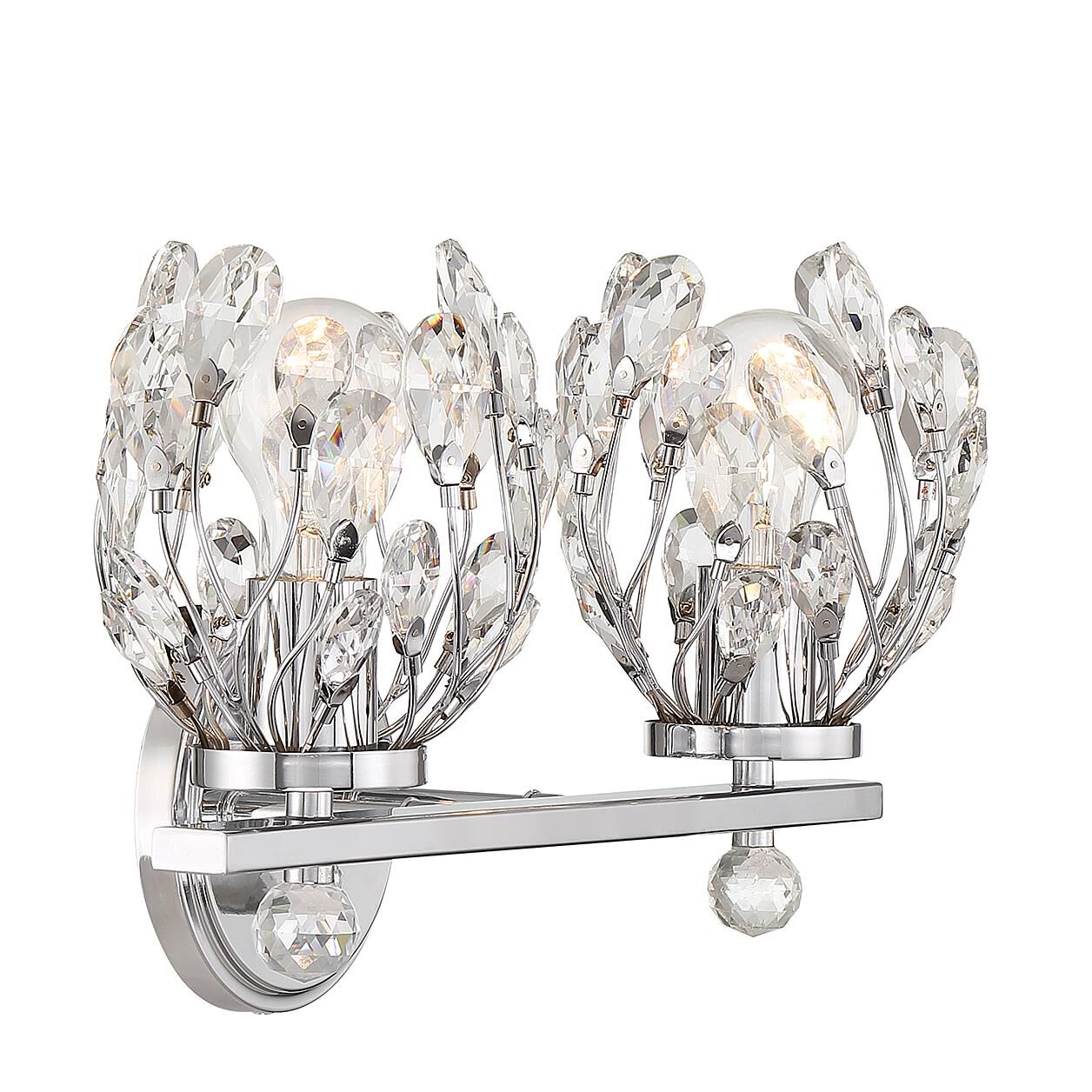 Moreno 15 Inch 2 Light Bath Vanity Light by Savoy House