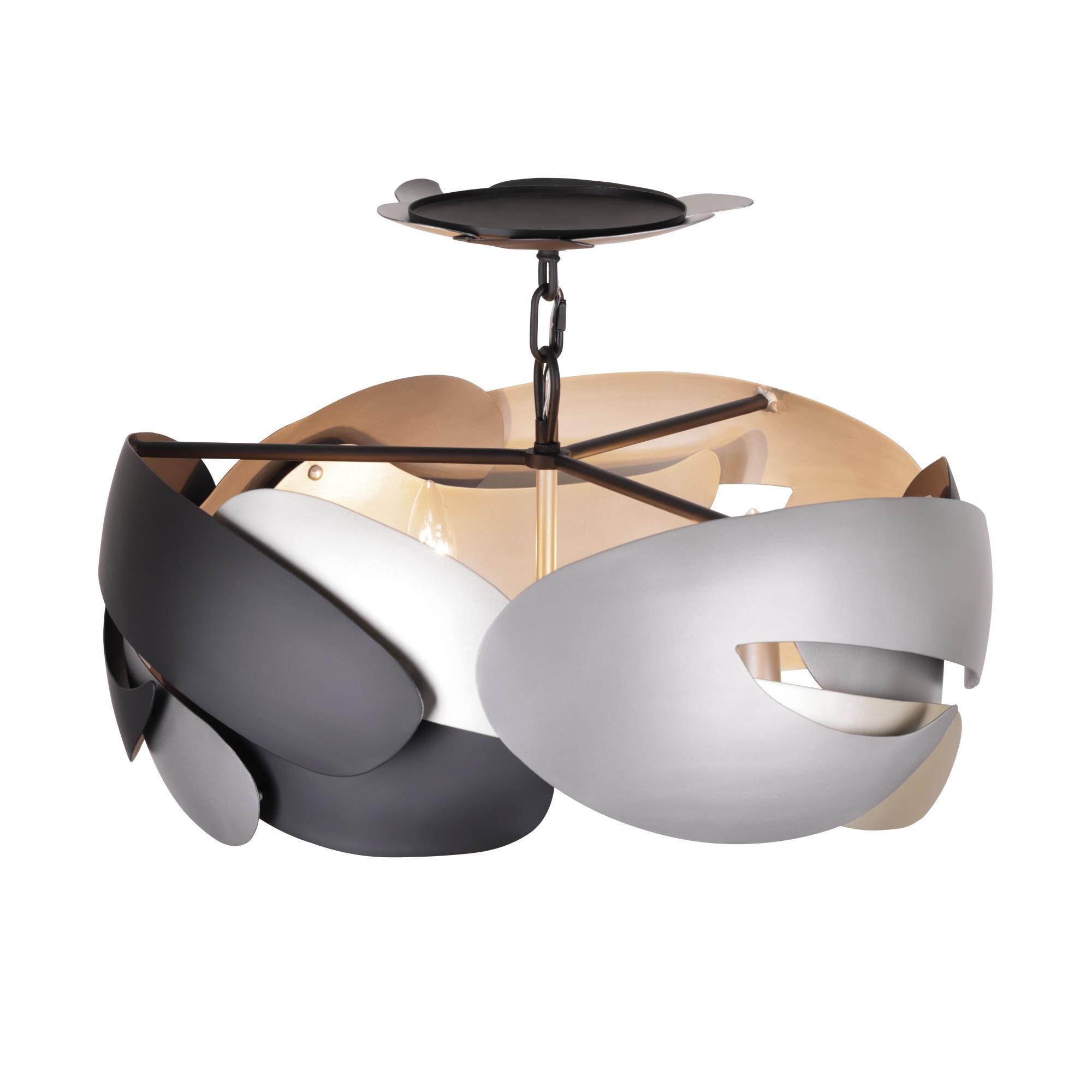 Shown in Brass, Cola Grey and Matte Black finish