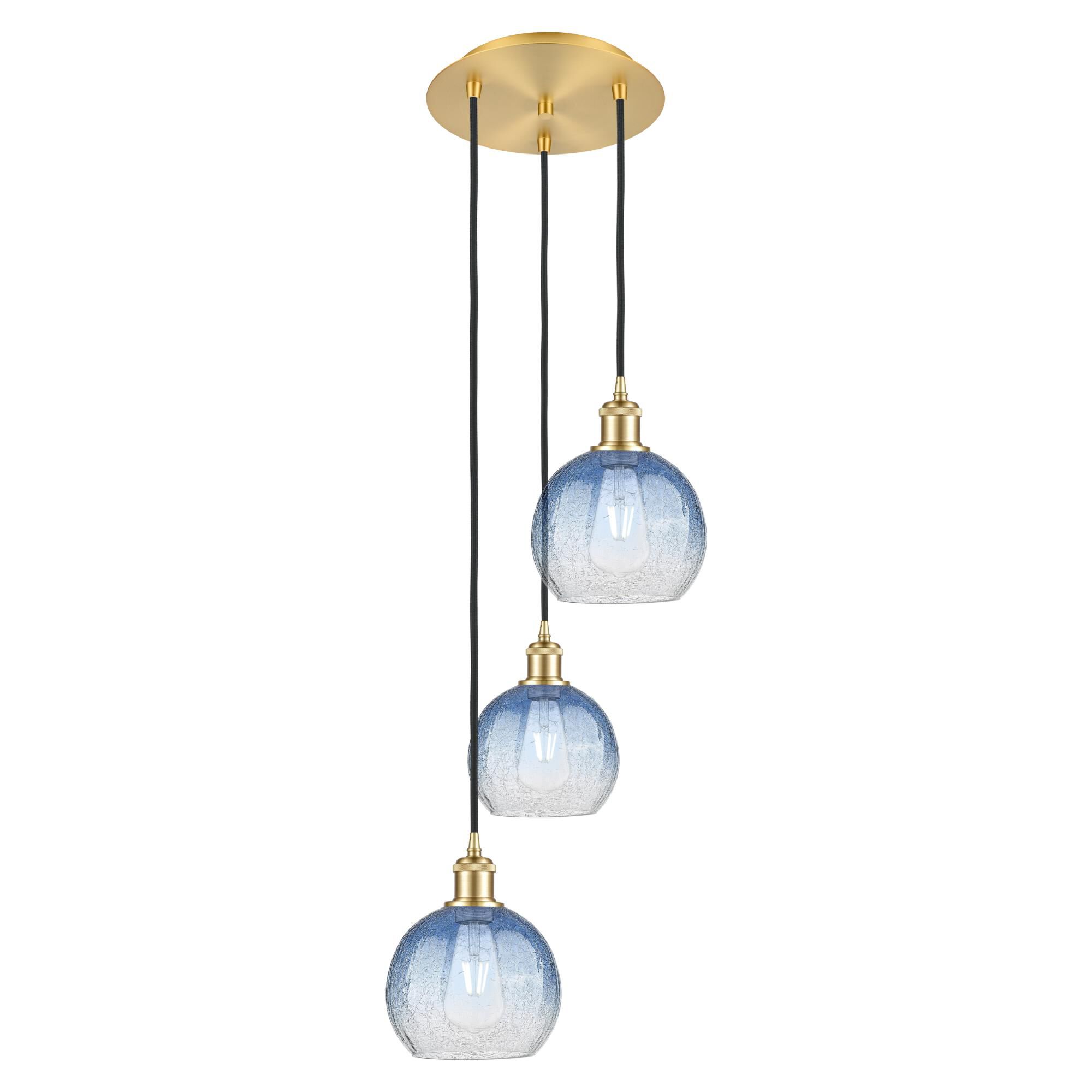 Bruno Marashlian Brookhaven Globe 15 Inch Multi Light Pendant by Innovations Lighting