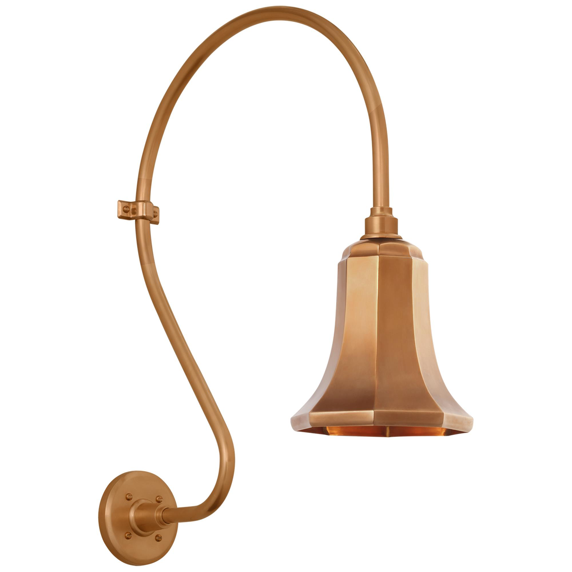 Shown in Soft Copper finish and Copper shade