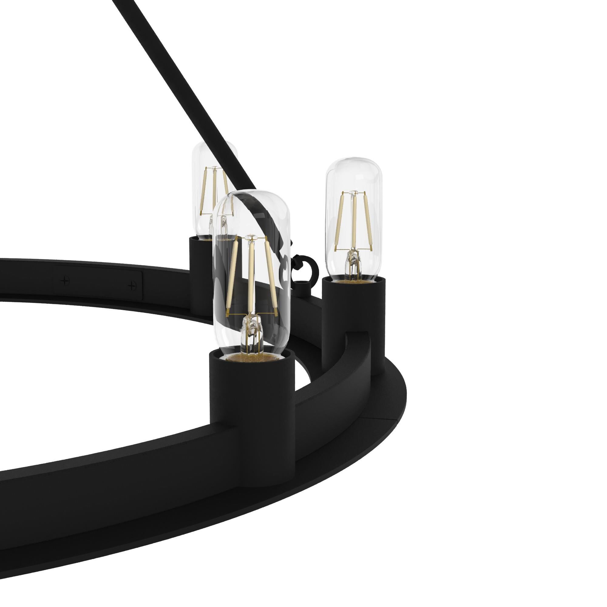 Saddlewood 30 Inch 9 Light Chandelier by Hunter Fan