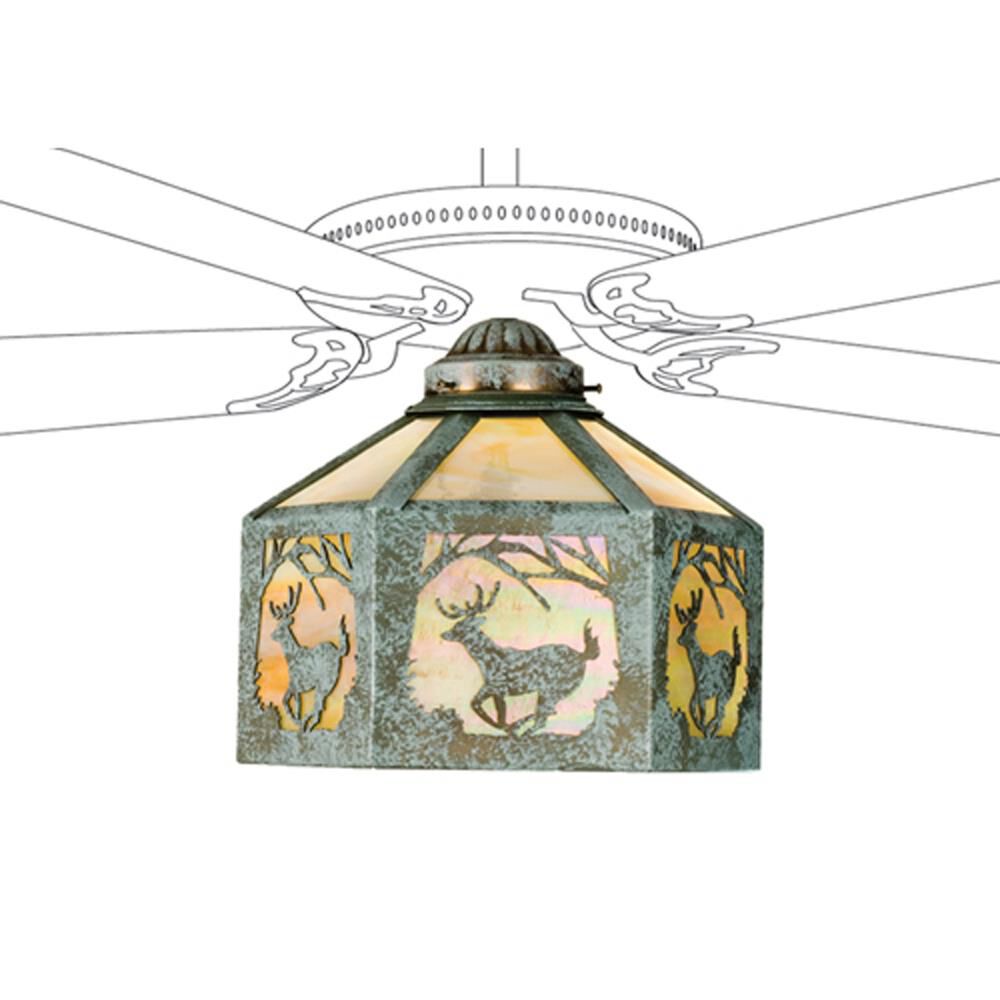 Lone Deer 1 Light Fan Light Kit by Meyda Lighting