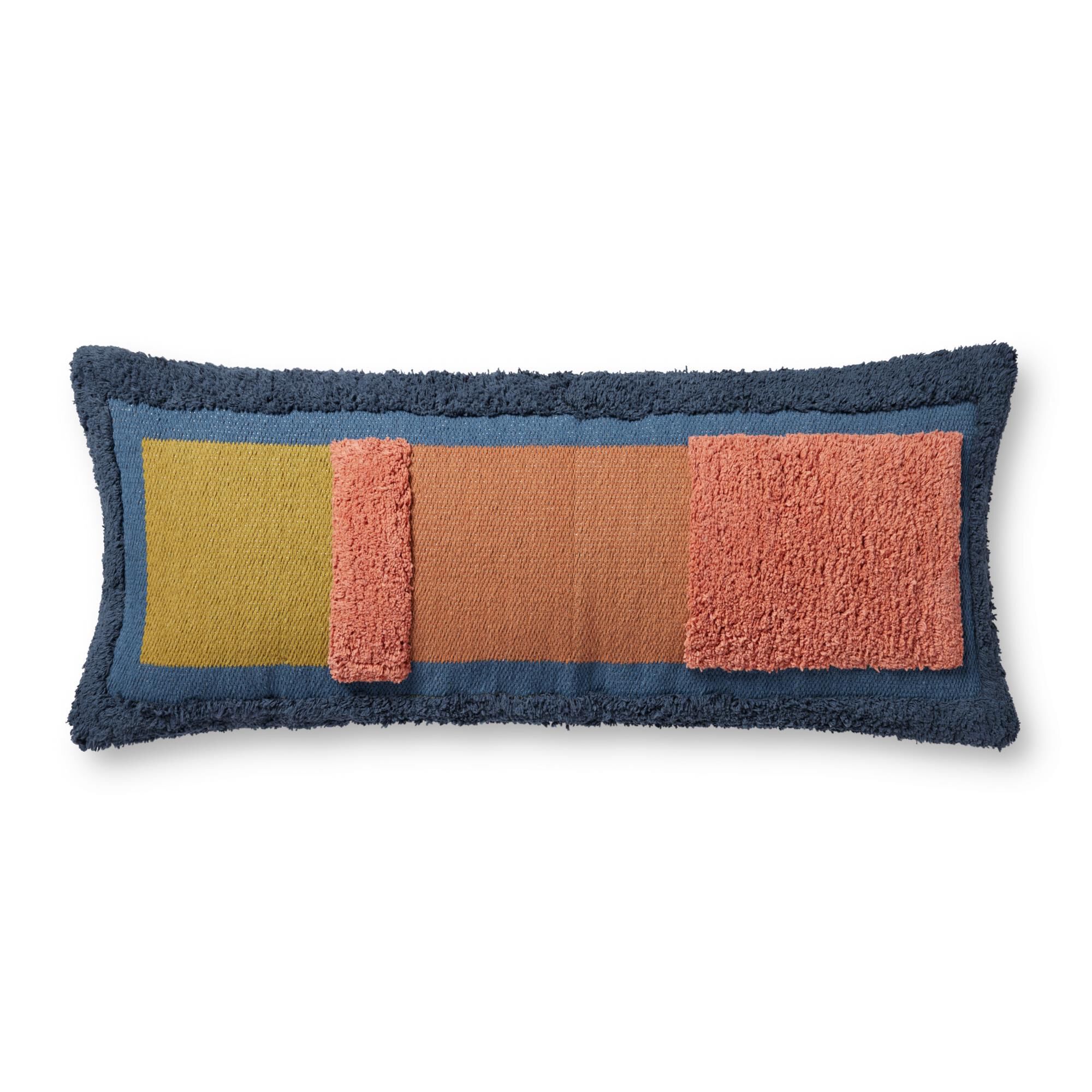 Justina Blakeney x Loloi PJB0044 Multi 13'' x 35'' Cover w/Down Pillow Decorative Pillow by Loloi Rugs