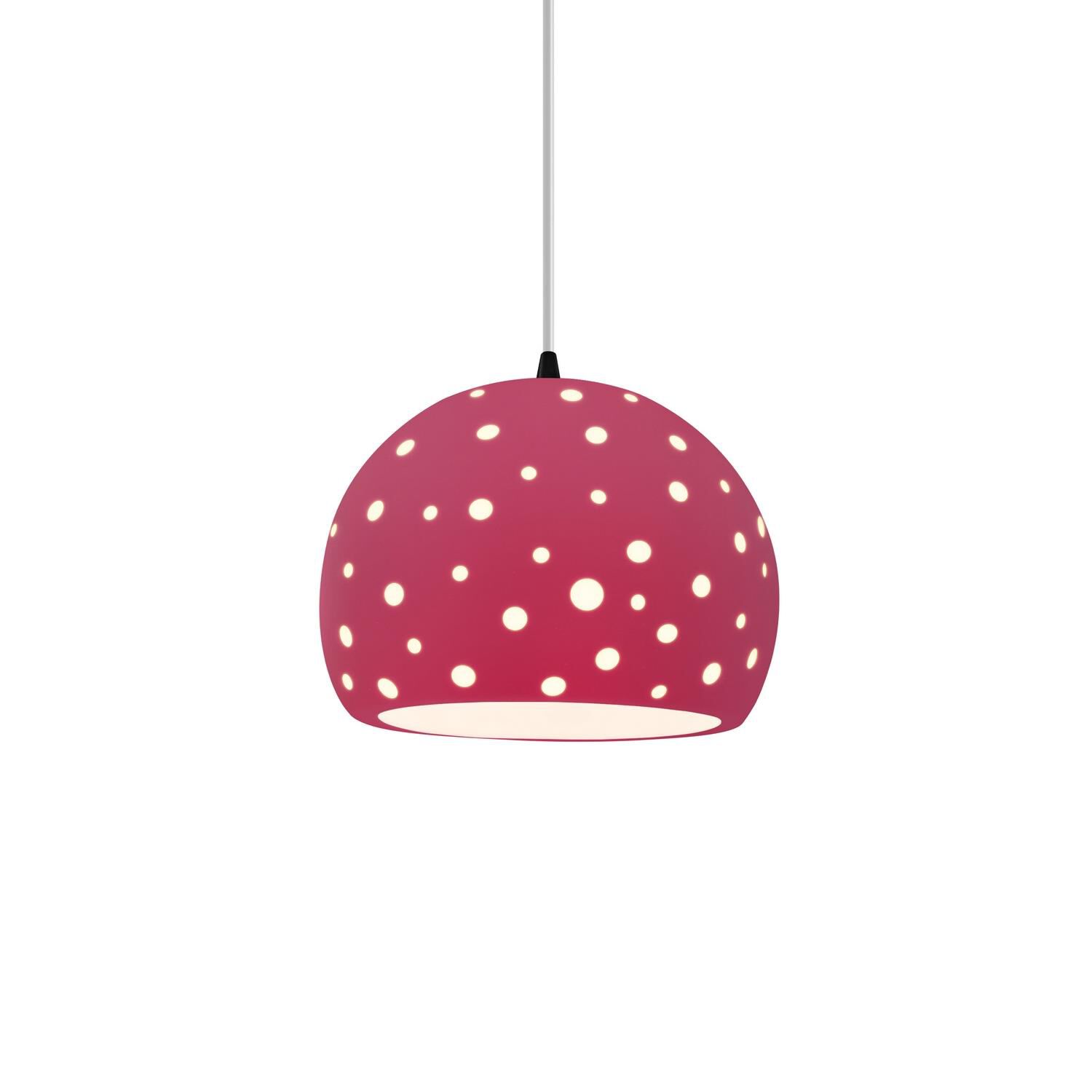 Perforated Globe 7 Inch Mini Pendant by Justice Design Group