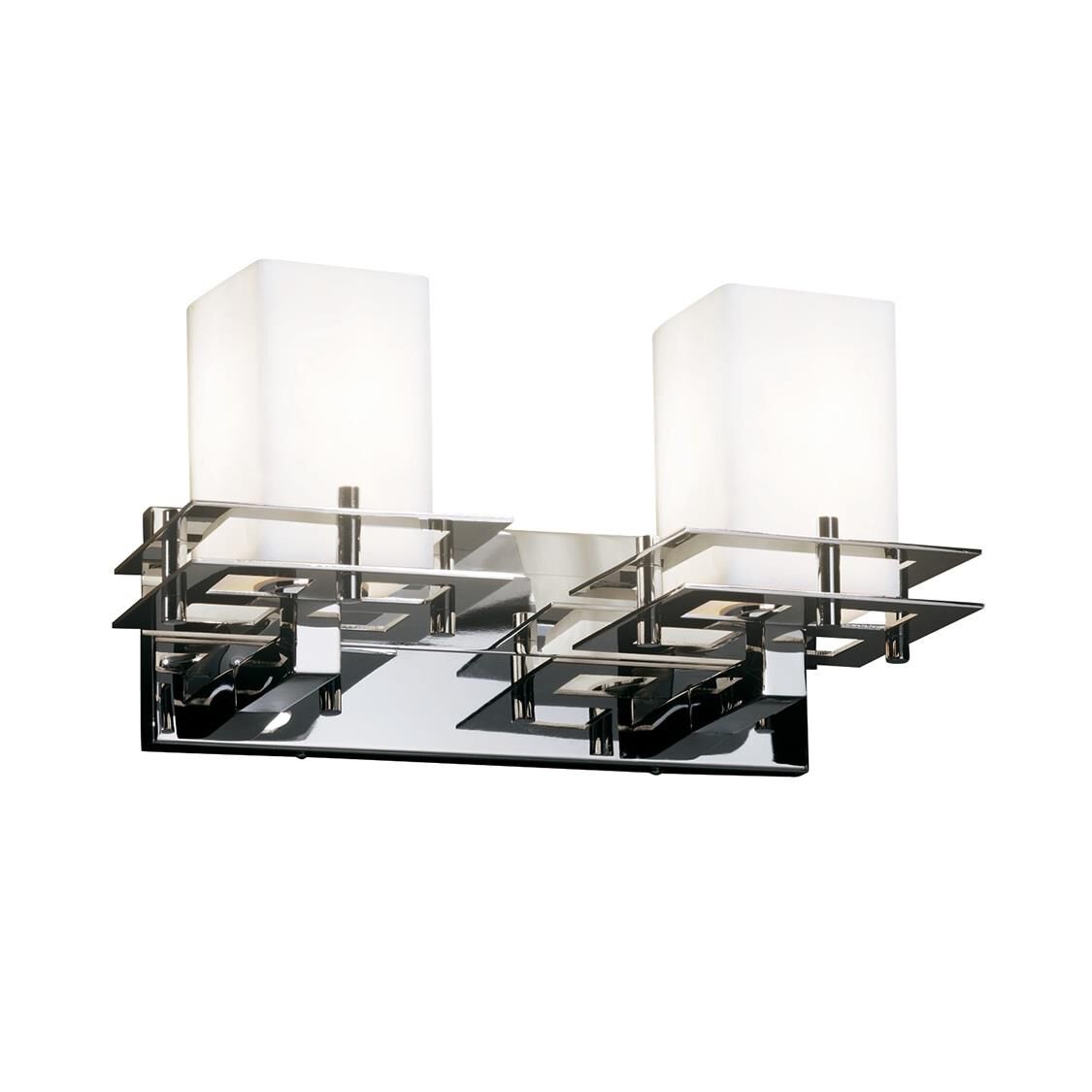 Fusion - Metropolis 16 Inch 2 Light Bath Vanity Light by Justice Design Group