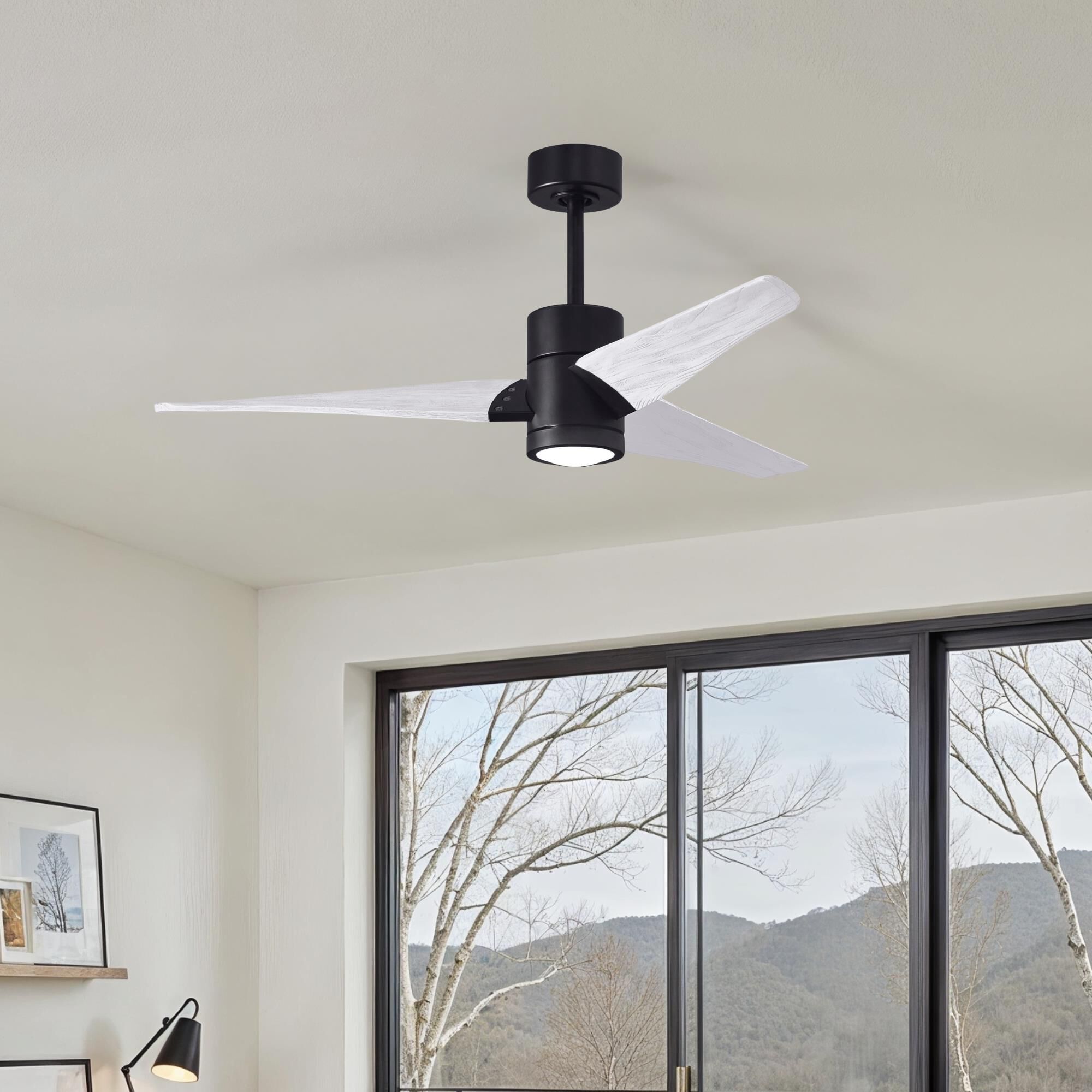 Super Janet 52 Inch Ceiling Fan with Light Kit by Matthews Fan Company