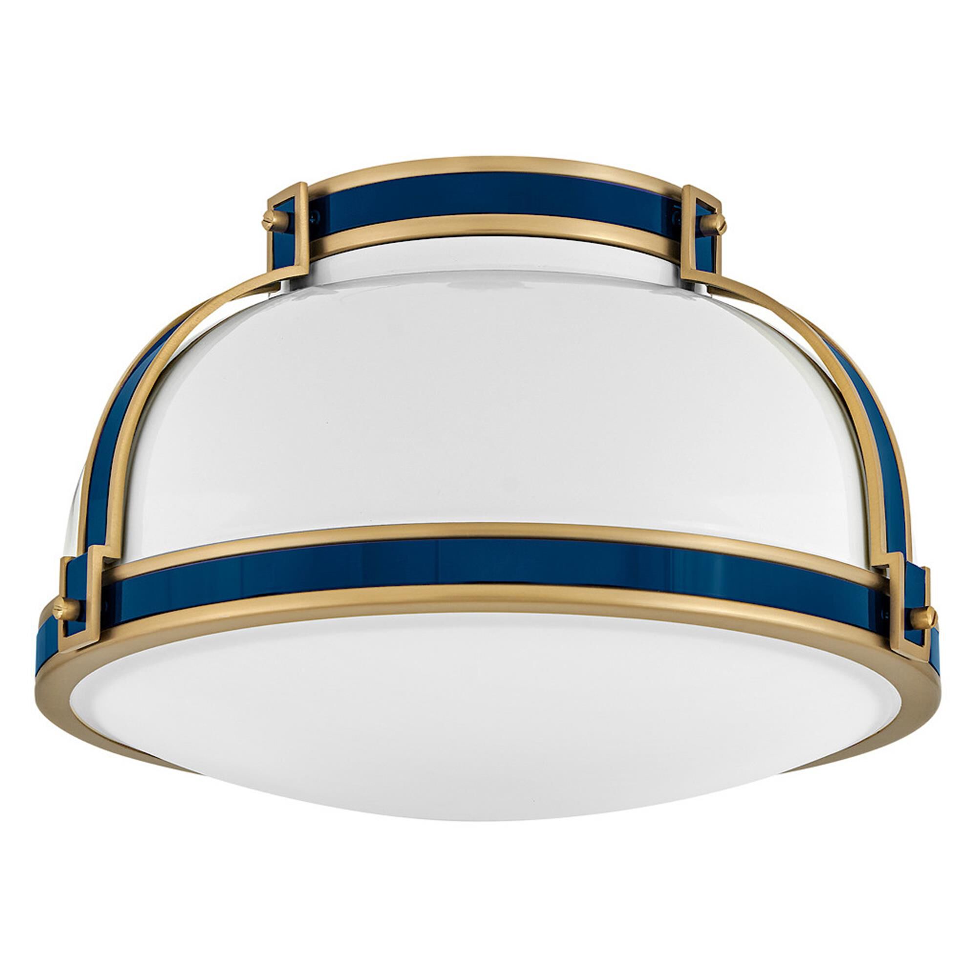 Barton 14 Inch 2 Light Flush Mount,