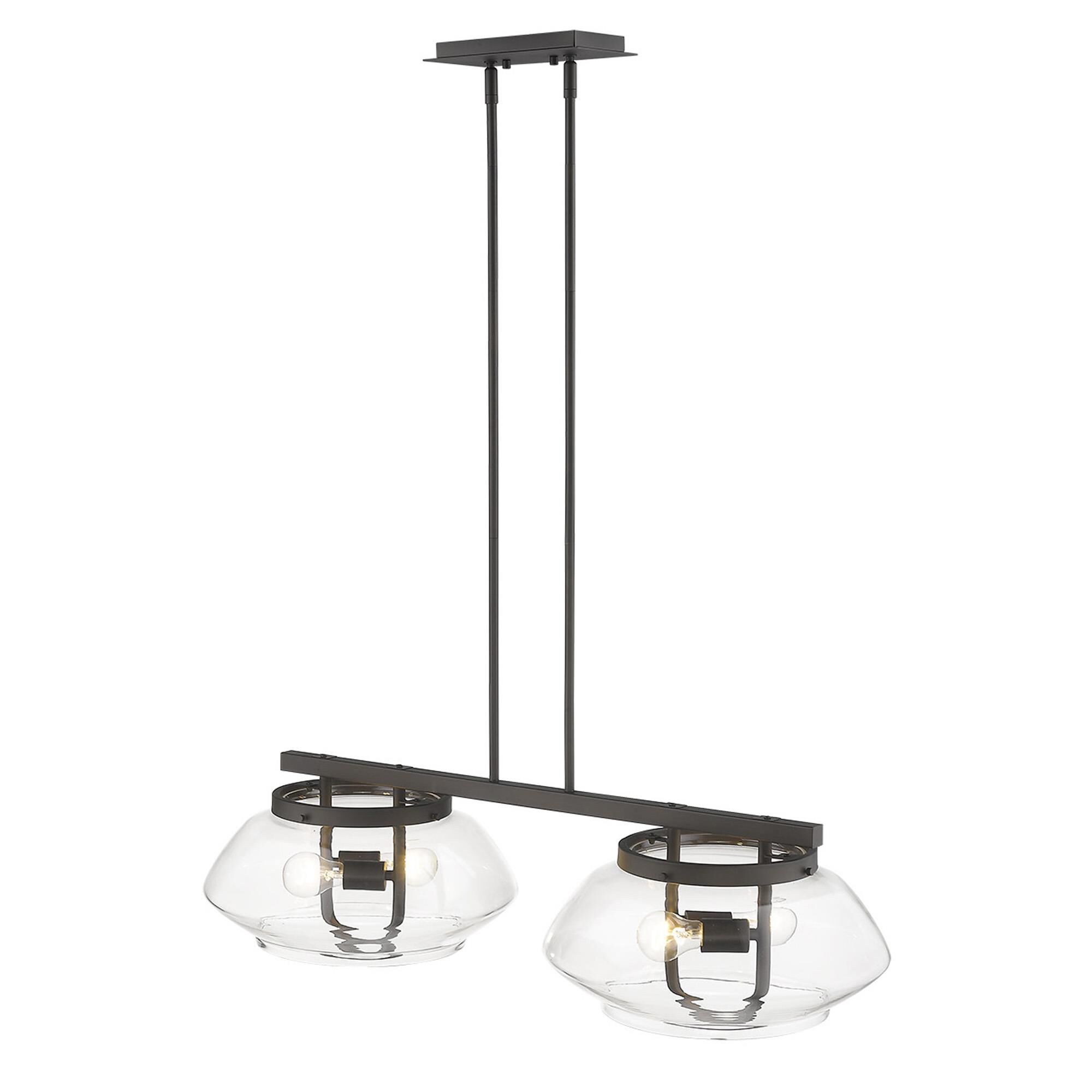 Garner 38 Inch 4 Light Linear Suspension Light by Trend Lighting