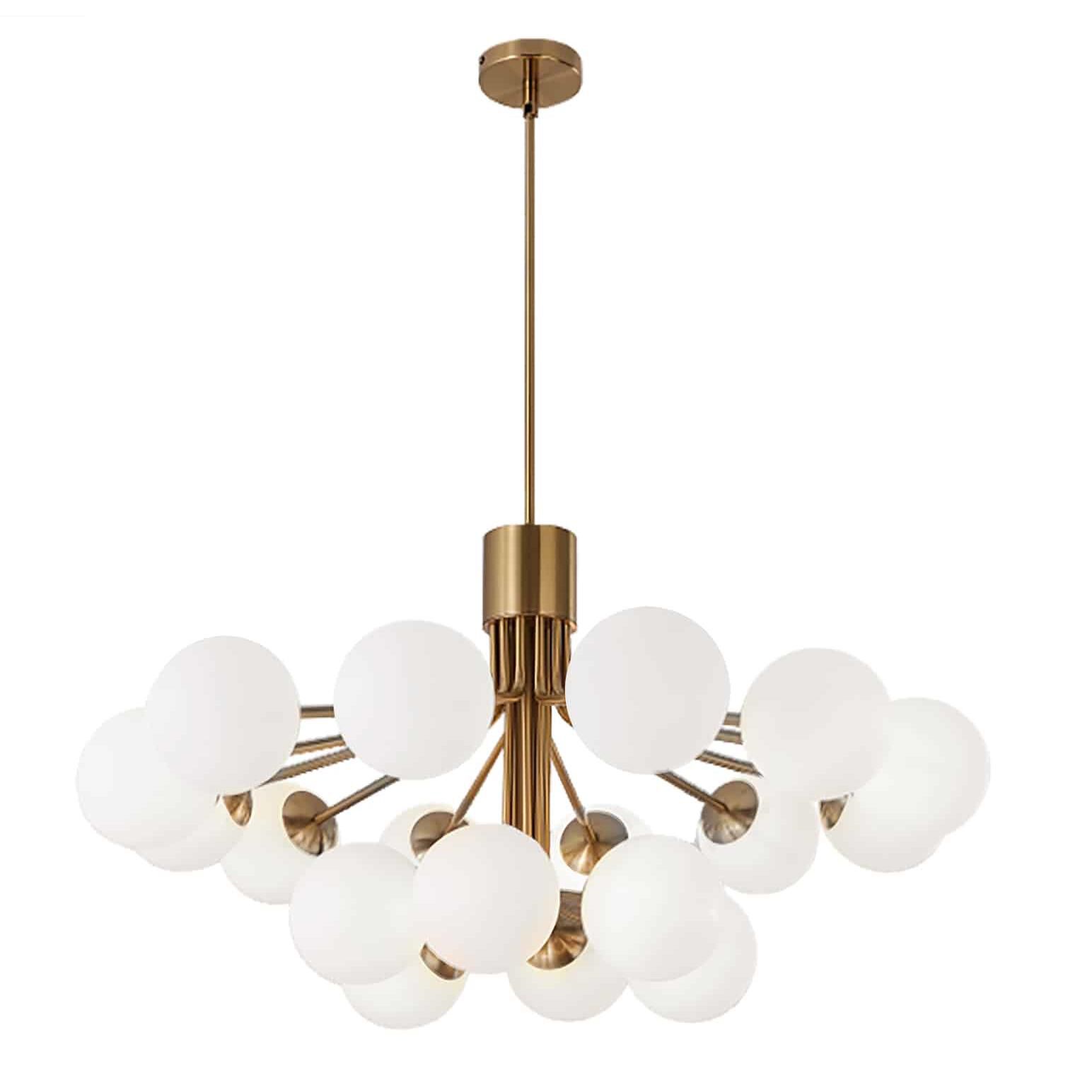 Amanda 36 Inch 18 Light Chandelier by Dainolite