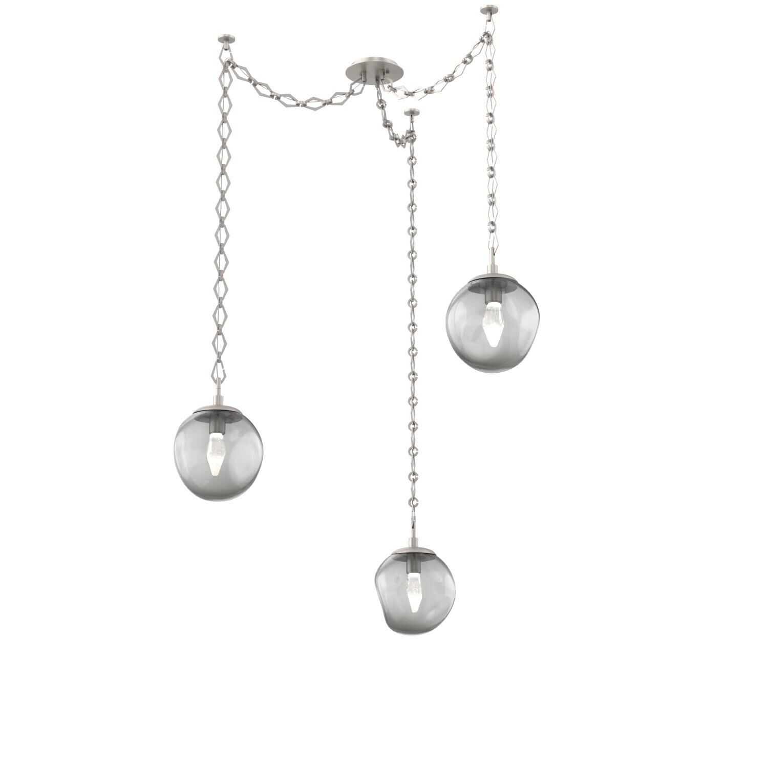 Levi Wilson Aster 19 Inch Multi Pendant Light by Hammerton Studio