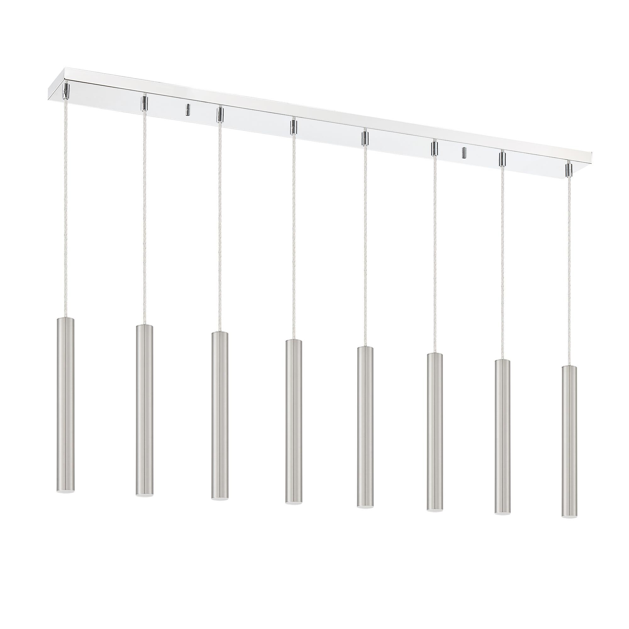 Forest 44 Inch 8 Light LED Linear Suspension Light by Z-Lite