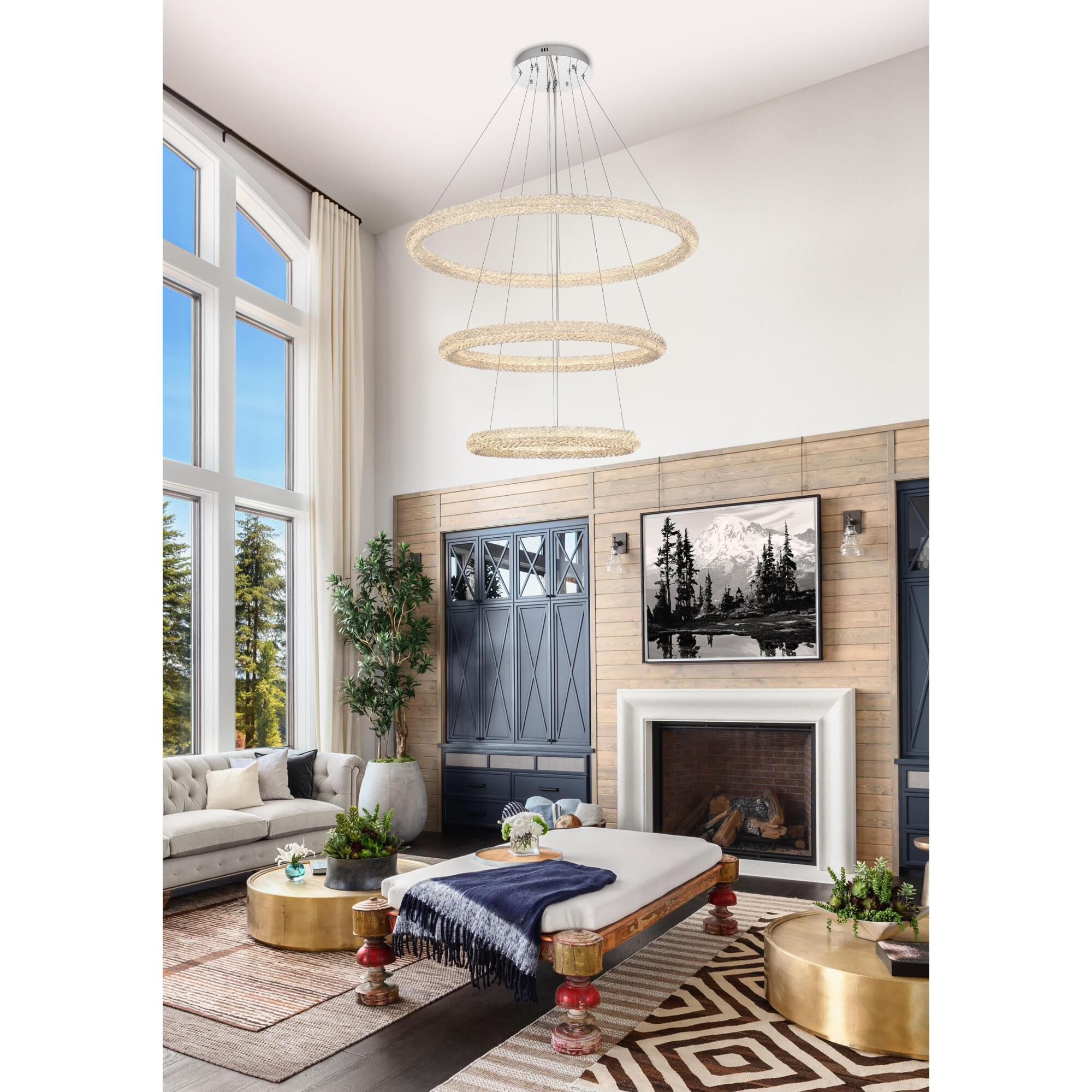 Bowen 42 Inch Chandelier by Elegant Lighting