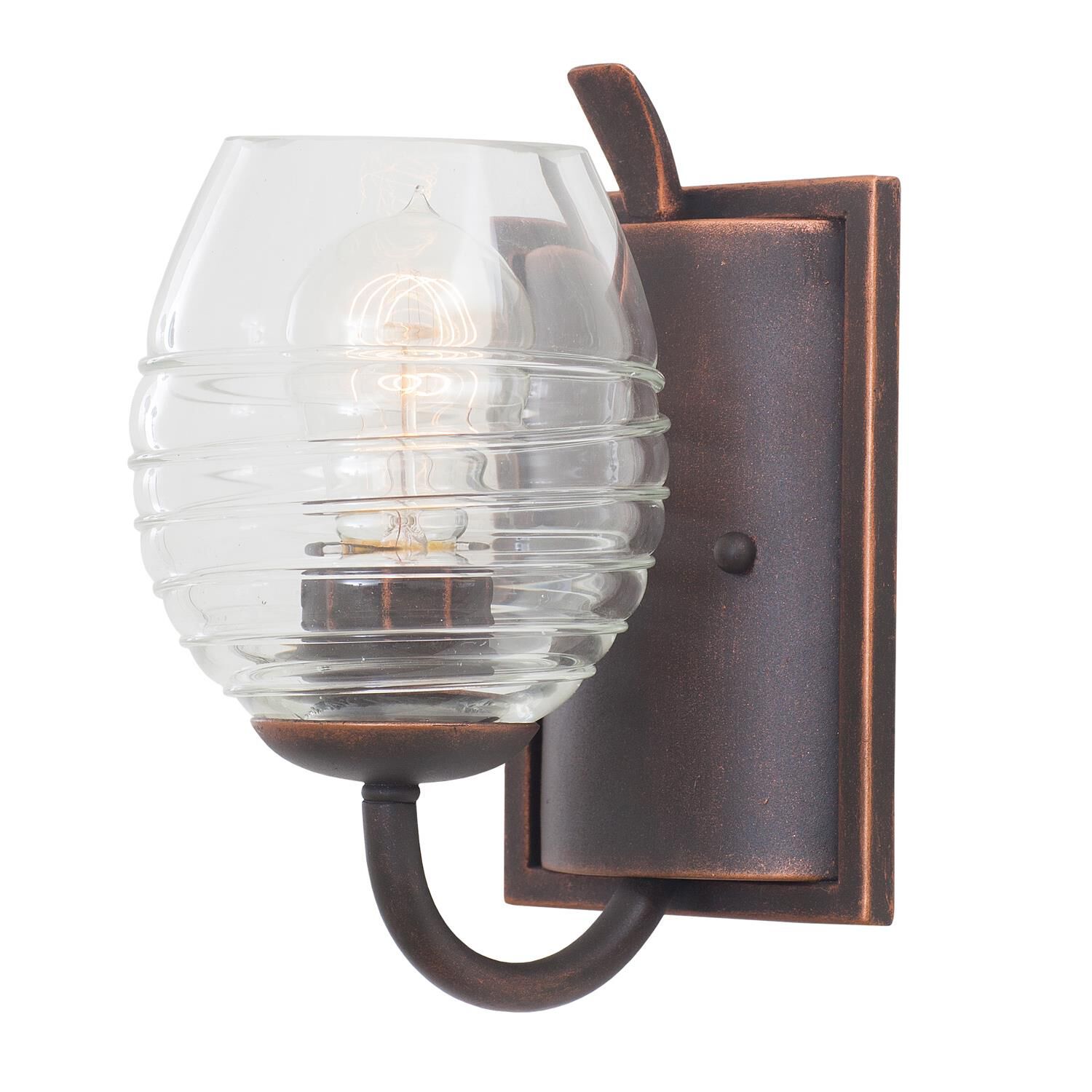 Seabrook 8 Inch 1 Light Bath Vanity Light by Kalco Lighting