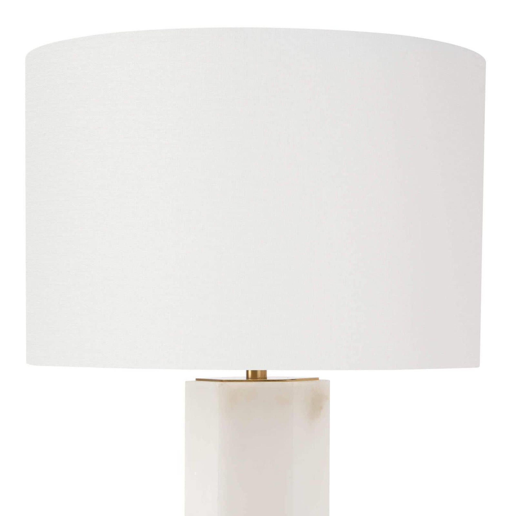 Shown in Natural Stone finish and Linen shade