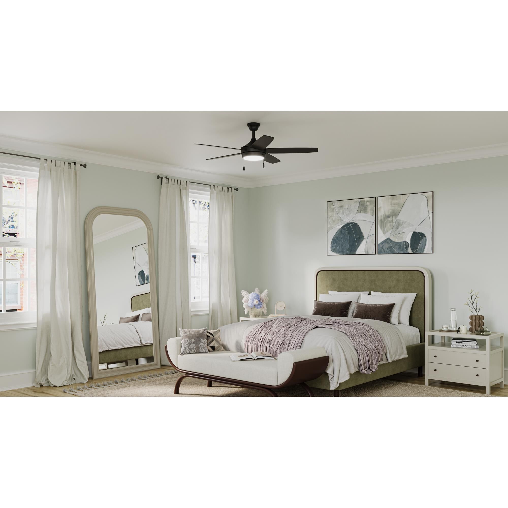 Nolyn 52 Inch Ceiling Fan with Light Kit by Progress Lighting