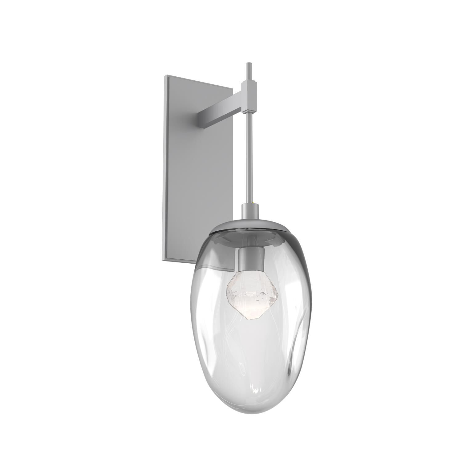 Shown in Classic Silver finish and Zircon Inner And Clear Outer glass