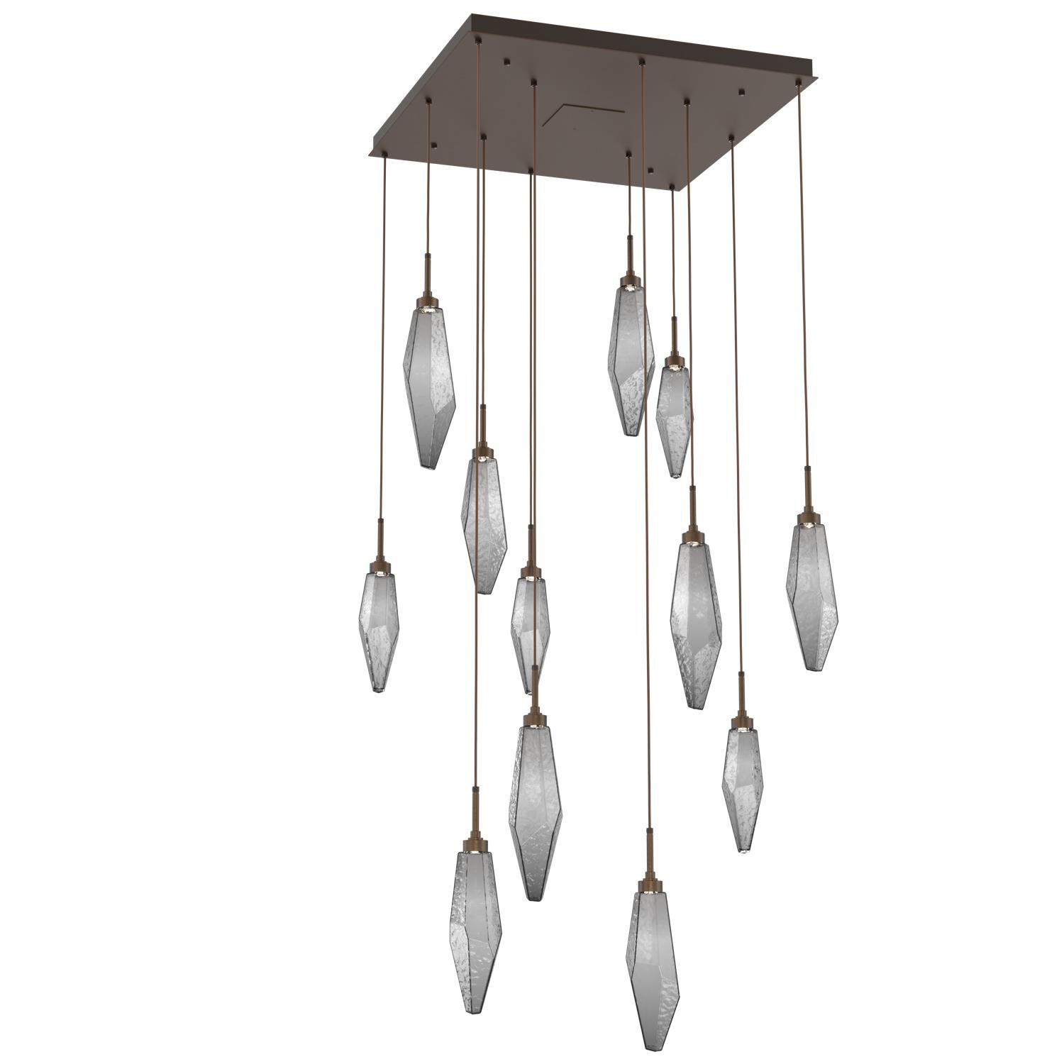 Rock Crystal Multi Light Pendant by Hammerton Studio