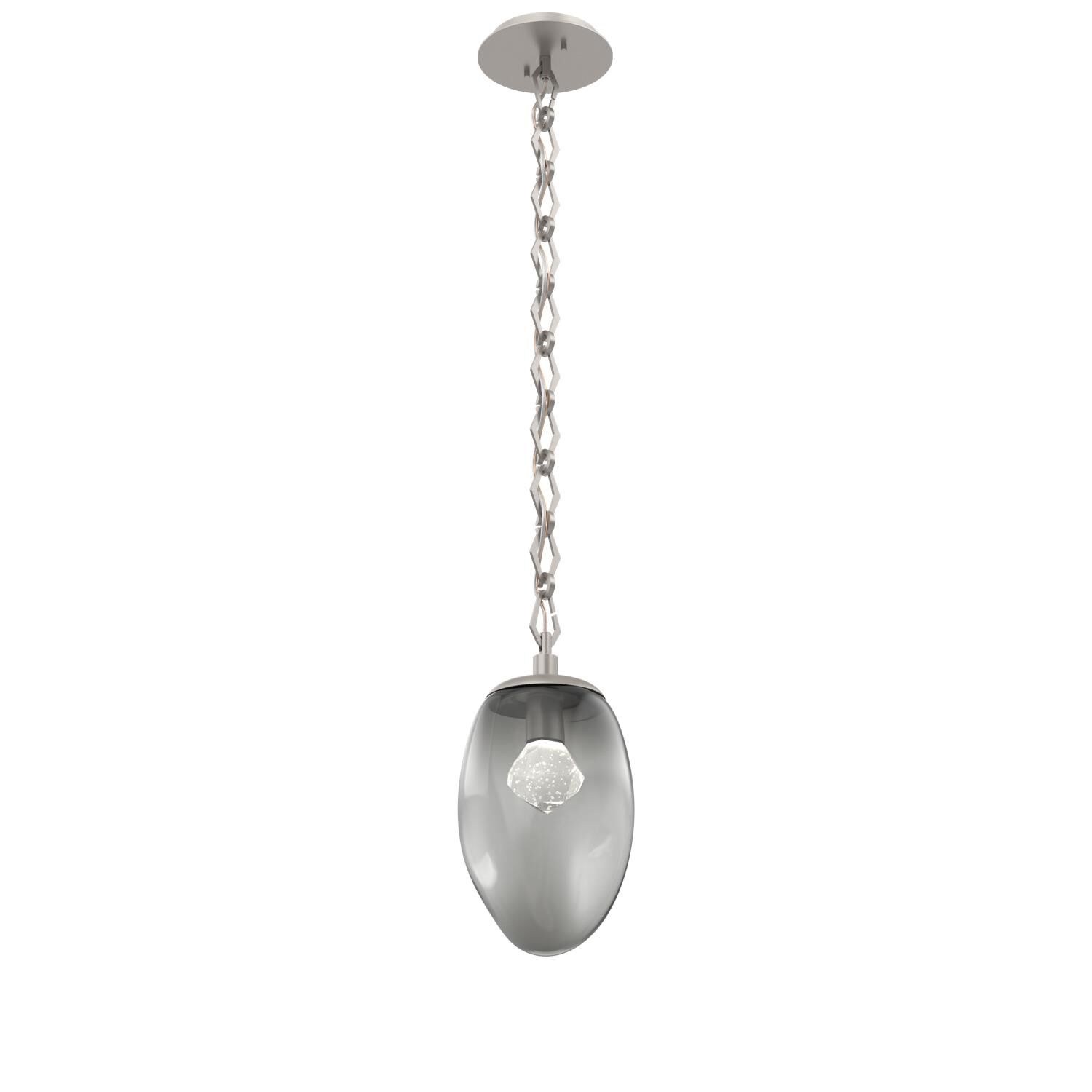 Shown in Beige Silver finish and Smoke with Faceted Gem glass