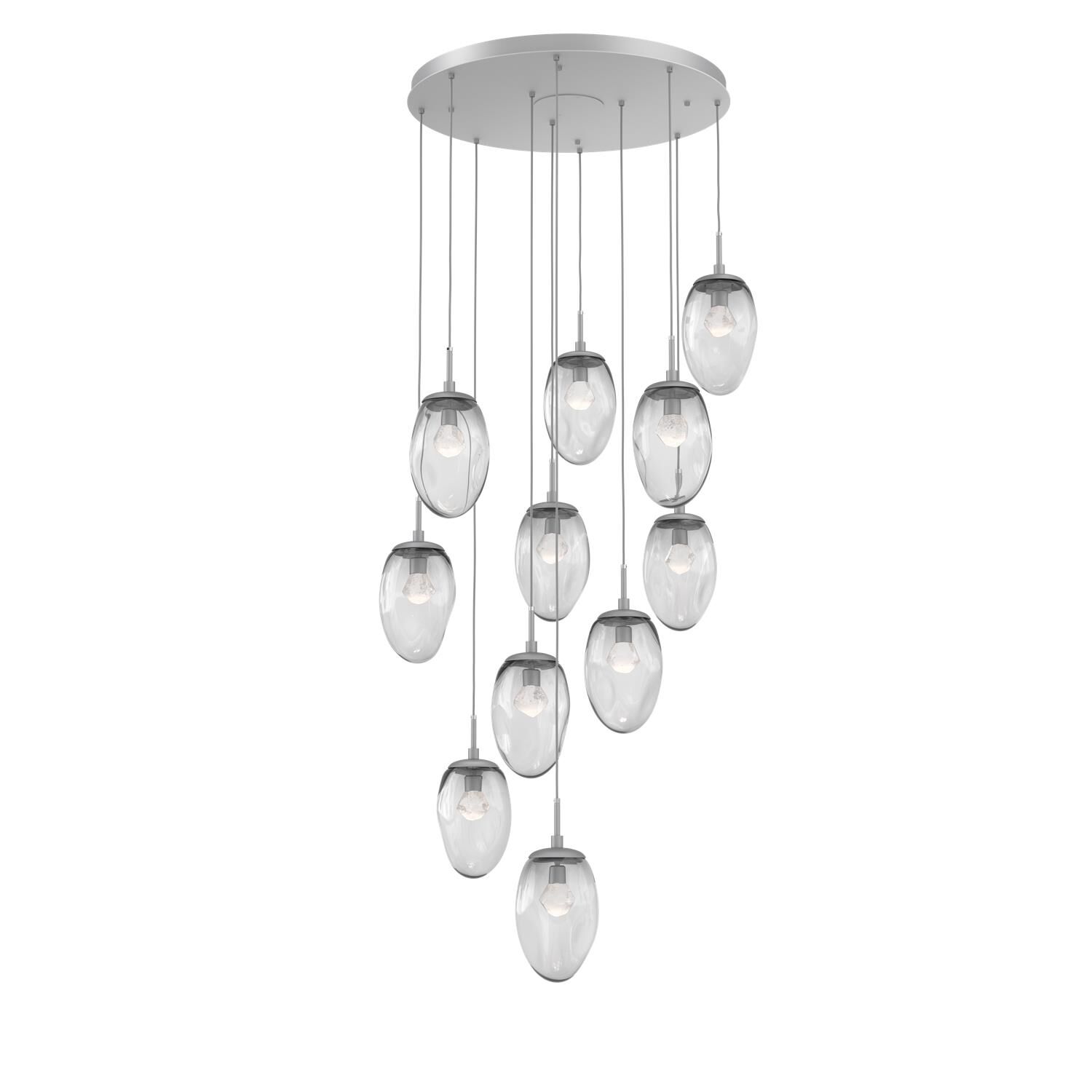 Levi Wilson Nebula 37 Inch 11 Light LED Multi Light Pendant by Hammerton Studio