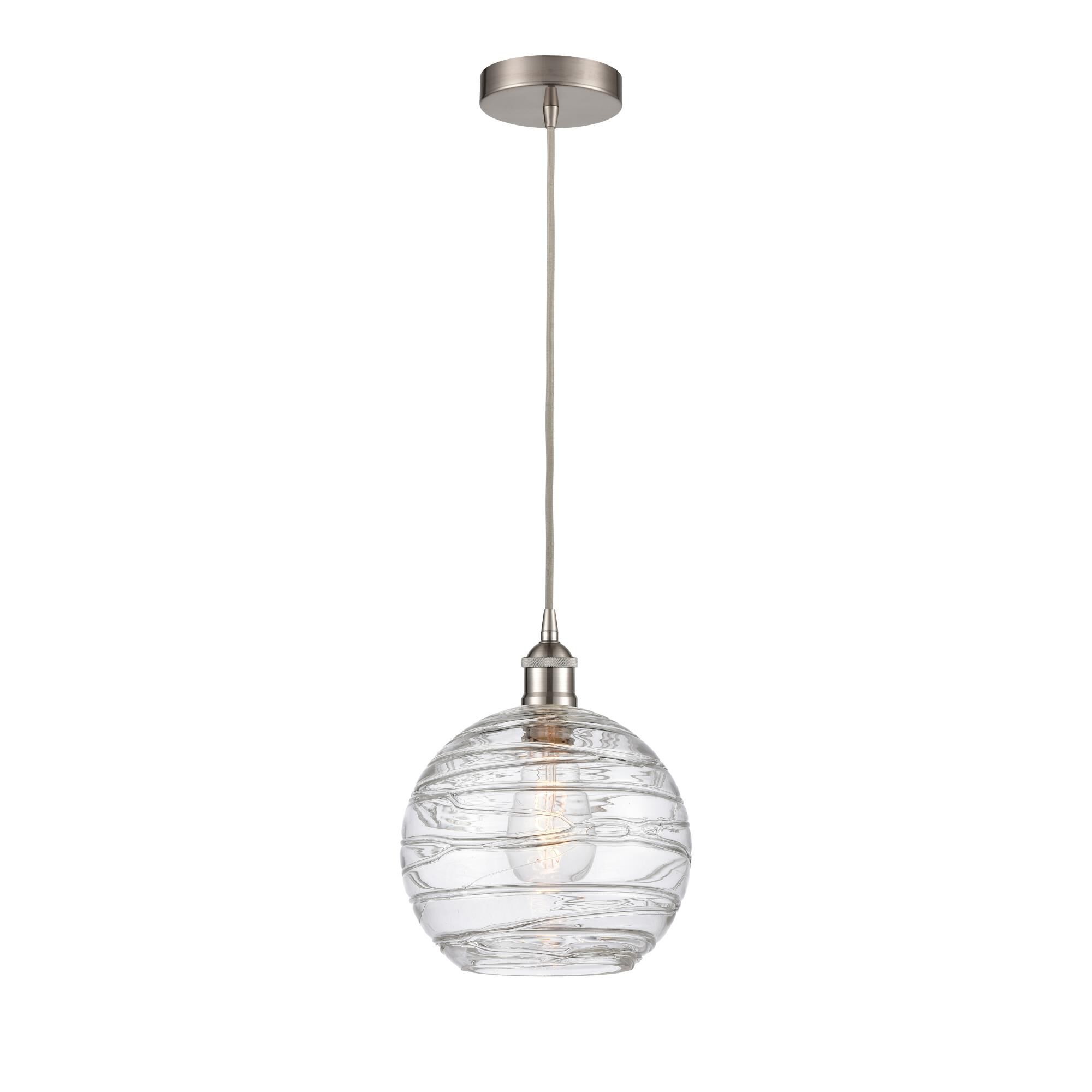 Bruno Marashlian Athens Deco Swirl 10 Inch Mini Pendant by Innovations Lighting