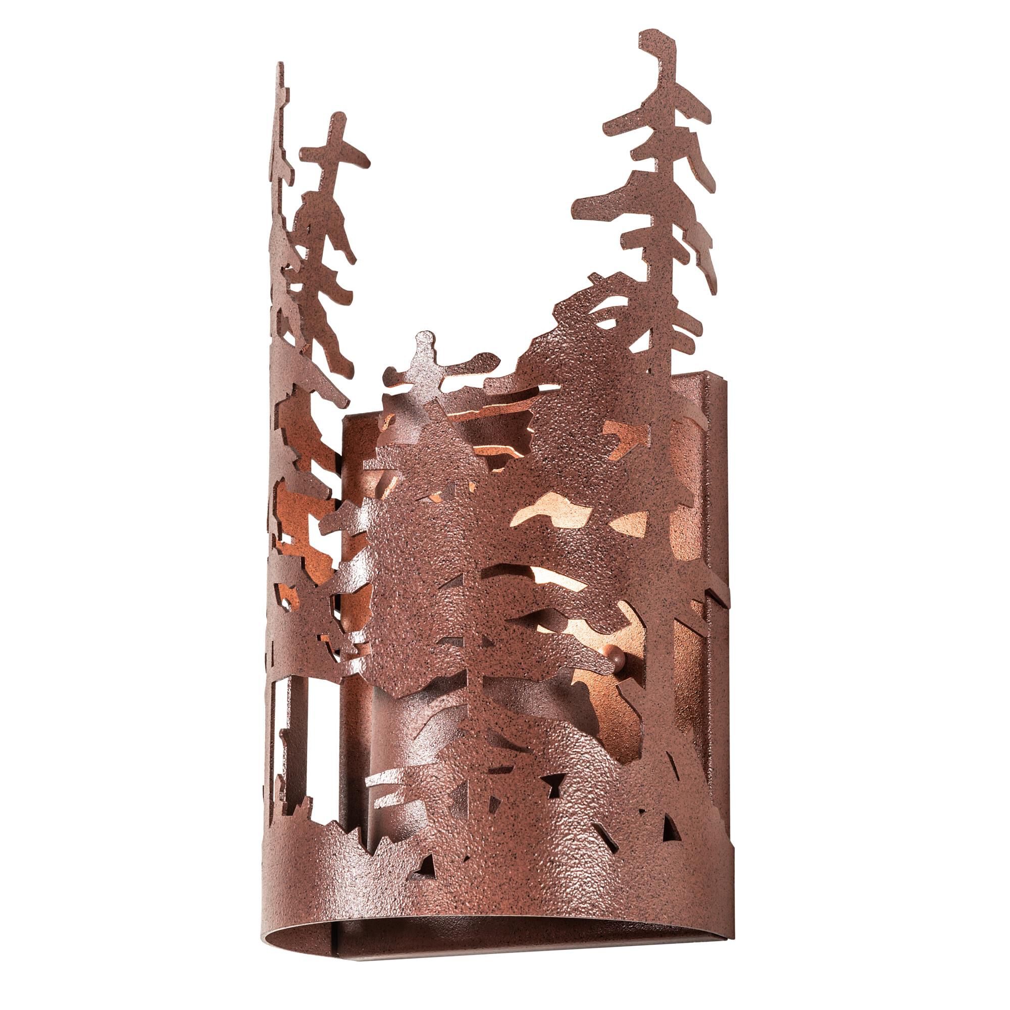 Meyda Lighting Tall Pines 11 Inch Tall Outdoor Wall Light